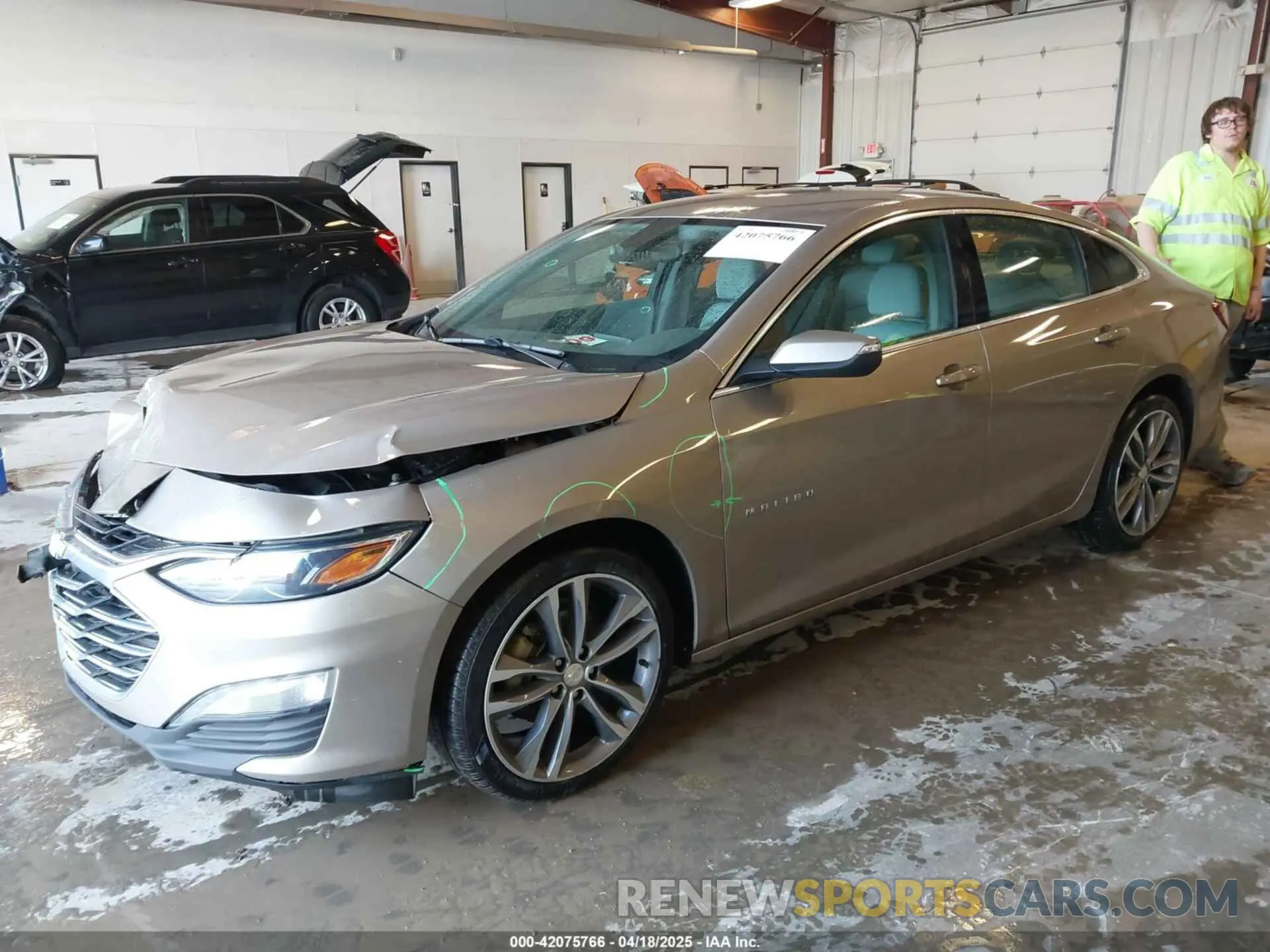 2 Photograph of a damaged car 1G1ZD5ST4NF109252 CHEVROLET MALIBU 2022