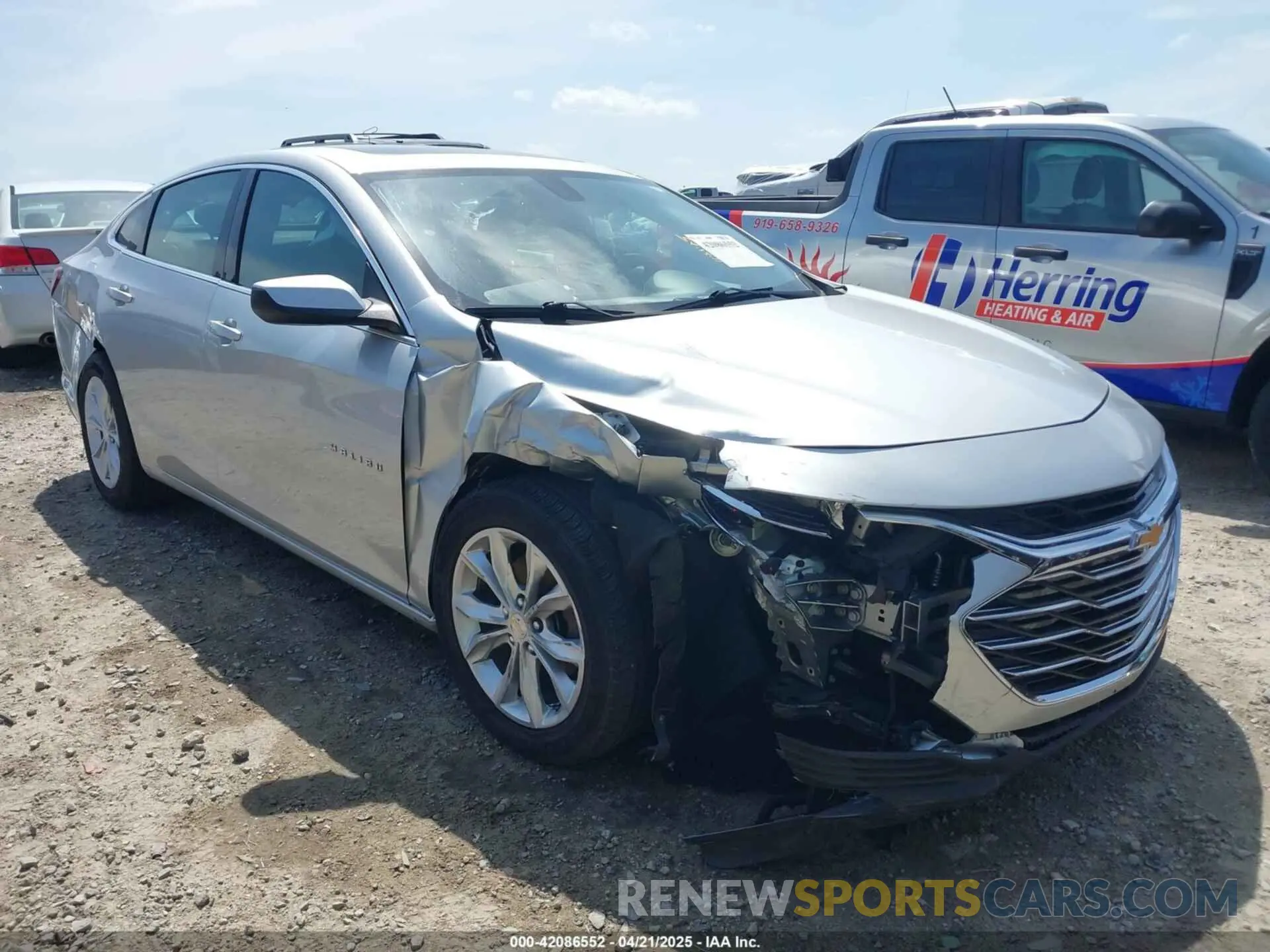 1 Photograph of a damaged car 1G1ZD5ST4NF117027 CHEVROLET MALIBU 2022