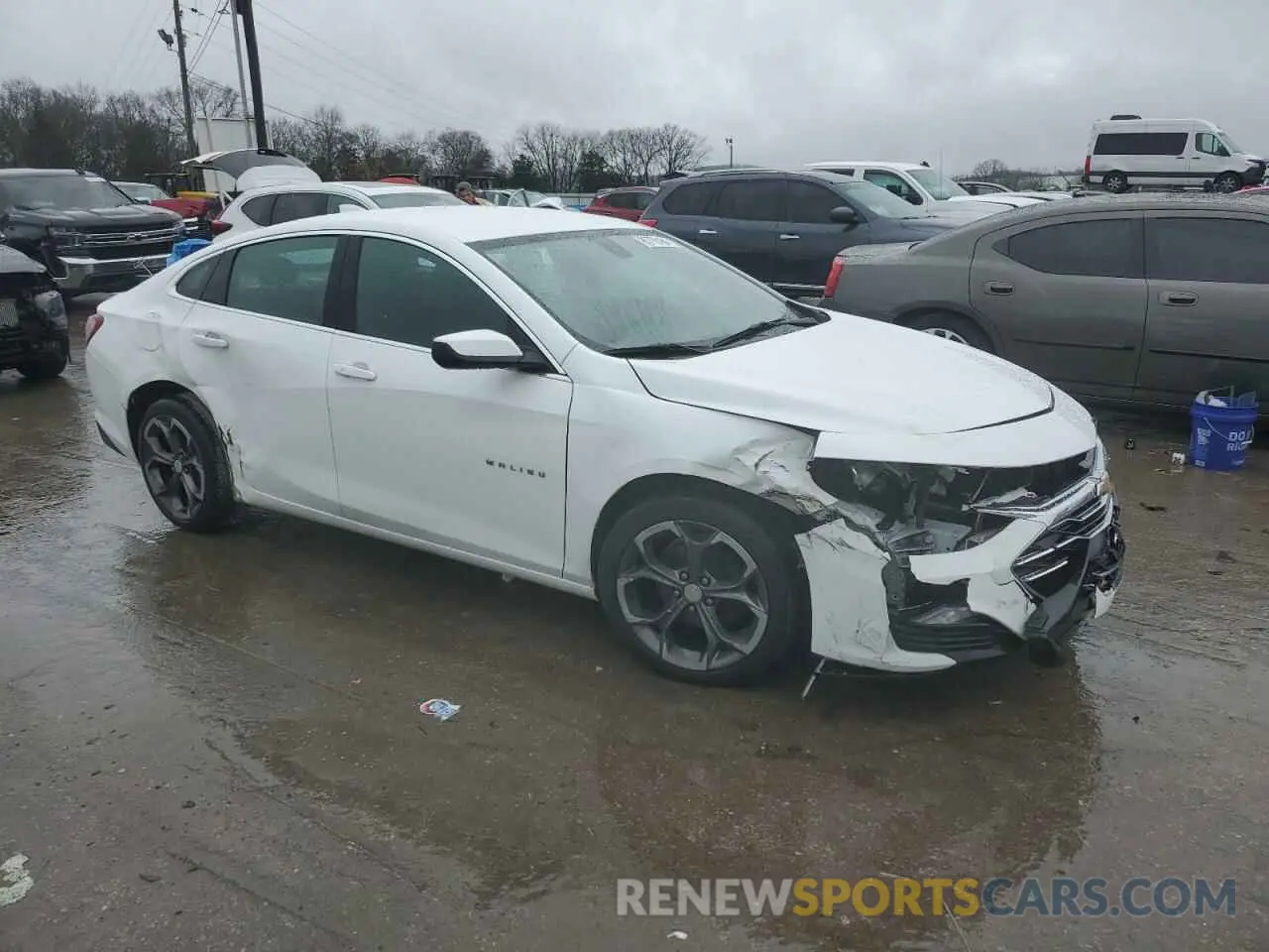 4 Photograph of a damaged car 1G1ZD5ST4NF119540 CHEVROLET MALIBU 2022