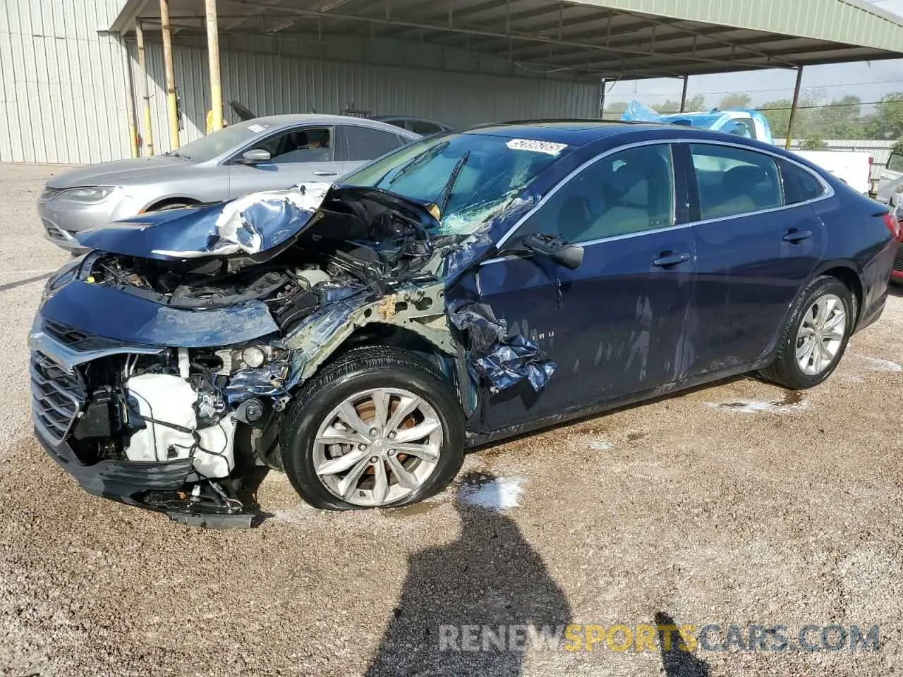 1 Photograph of a damaged car 1G1ZD5ST4NF121773 CHEVROLET MALIBU 2022