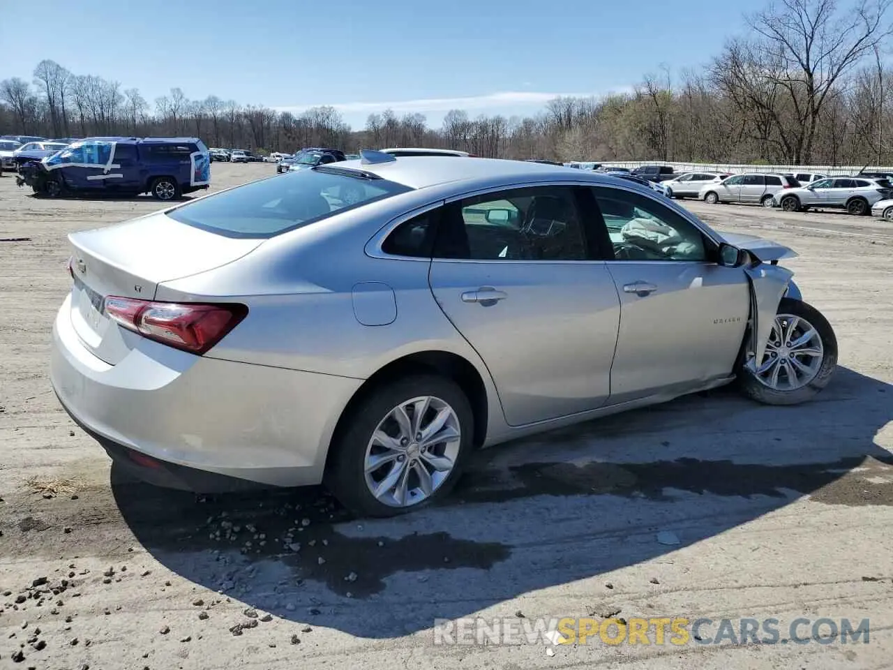 3 Photograph of a damaged car 1G1ZD5ST4NF125712 CHEVROLET MALIBU 2022