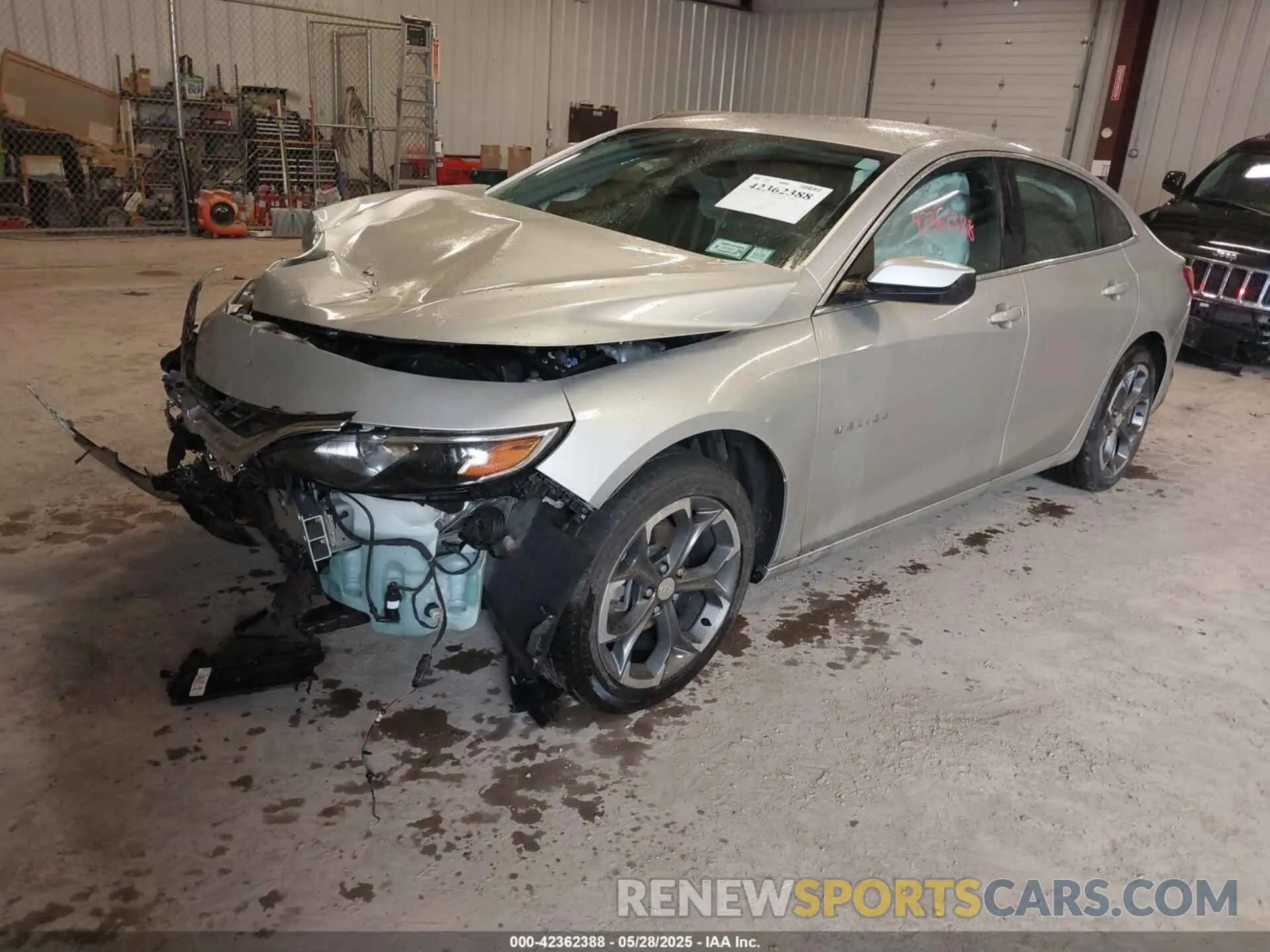 2 Photograph of a damaged car 1G1ZD5ST4NF126410 CHEVROLET MALIBU 2022