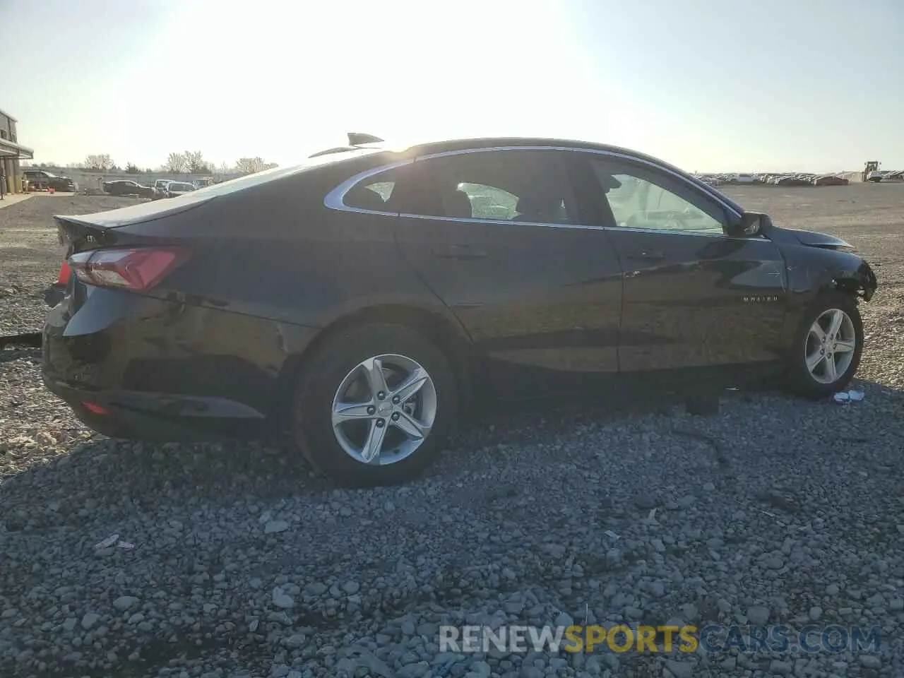 3 Photograph of a damaged car 1G1ZD5ST4NF133454 CHEVROLET MALIBU 2022