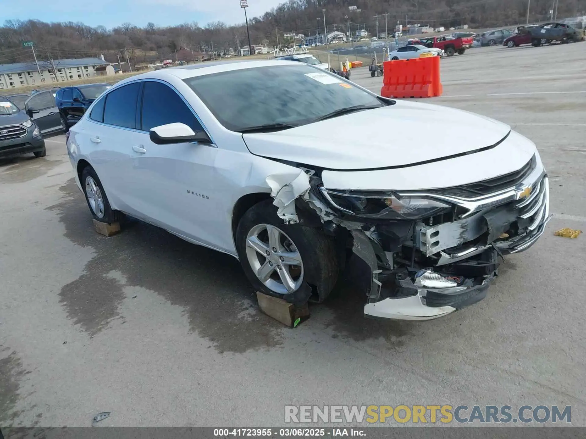 1 Photograph of a damaged car 1G1ZD5ST4NF134992 CHEVROLET MALIBU 2022