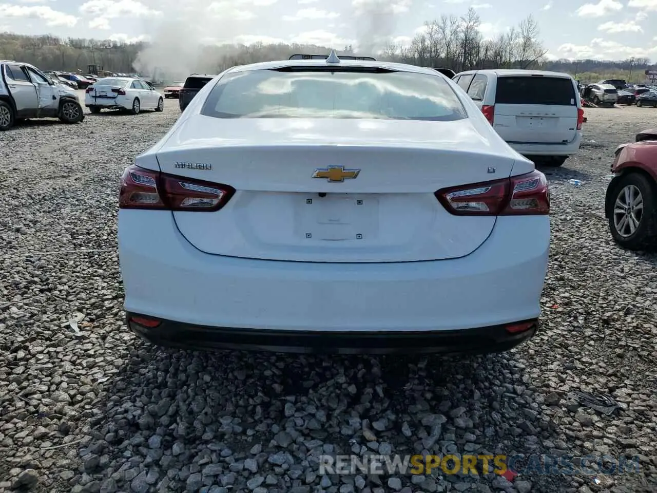 6 Photograph of a damaged car 1G1ZD5ST4NF136211 CHEVROLET MALIBU 2022