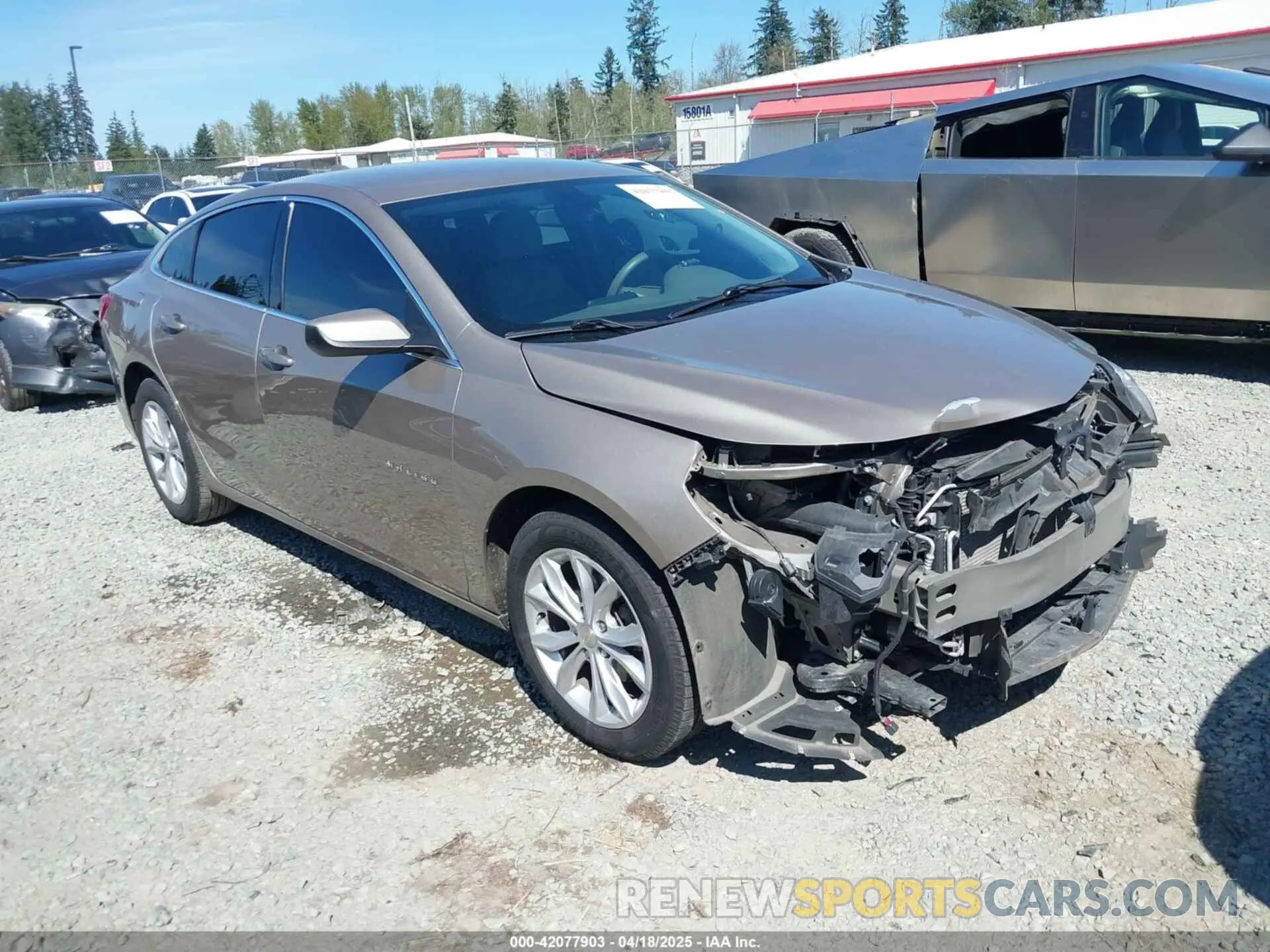 1 Photograph of a damaged car 1G1ZD5ST4NF136564 CHEVROLET MALIBU 2022