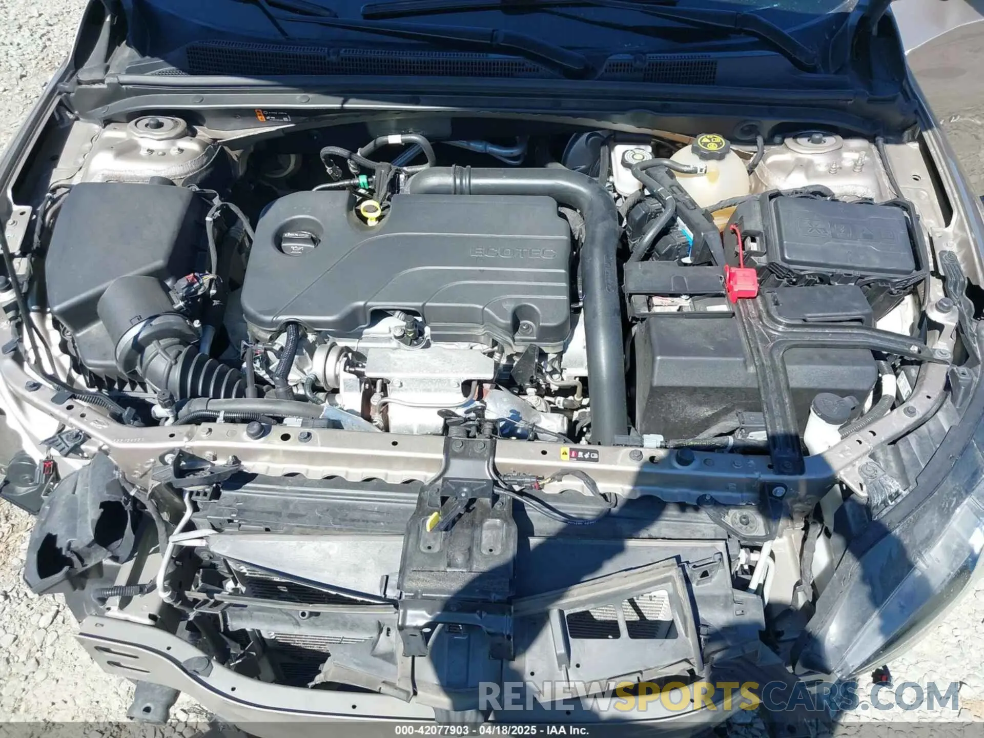 10 Photograph of a damaged car 1G1ZD5ST4NF136564 CHEVROLET MALIBU 2022