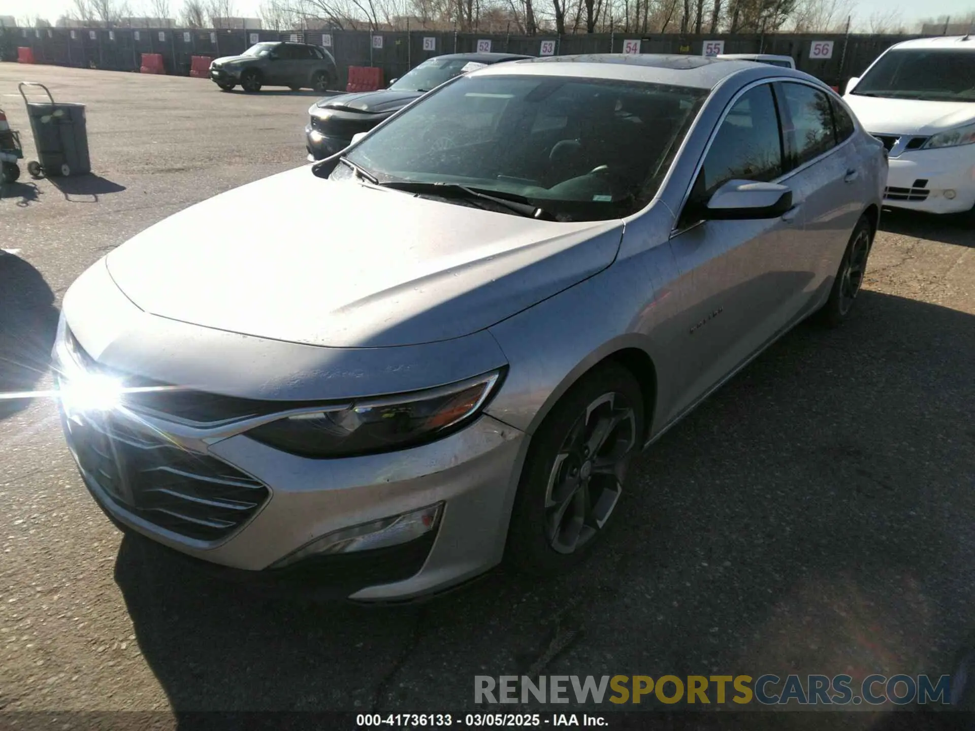 2 Photograph of a damaged car 1G1ZD5ST4NF137939 CHEVROLET MALIBU 2022