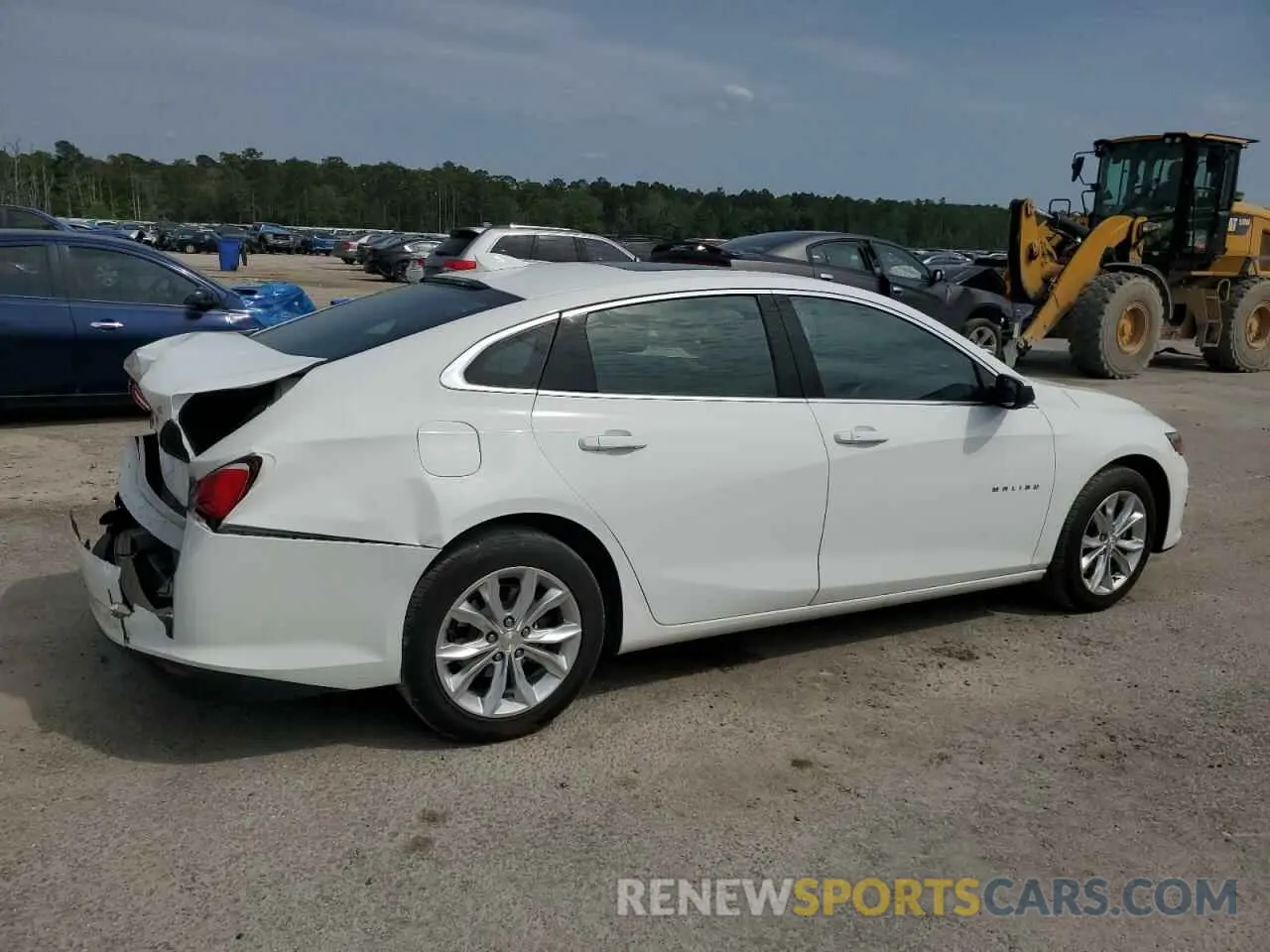 3 Photograph of a damaged car 1G1ZD5ST4NF140274 CHEVROLET MALIBU 2022