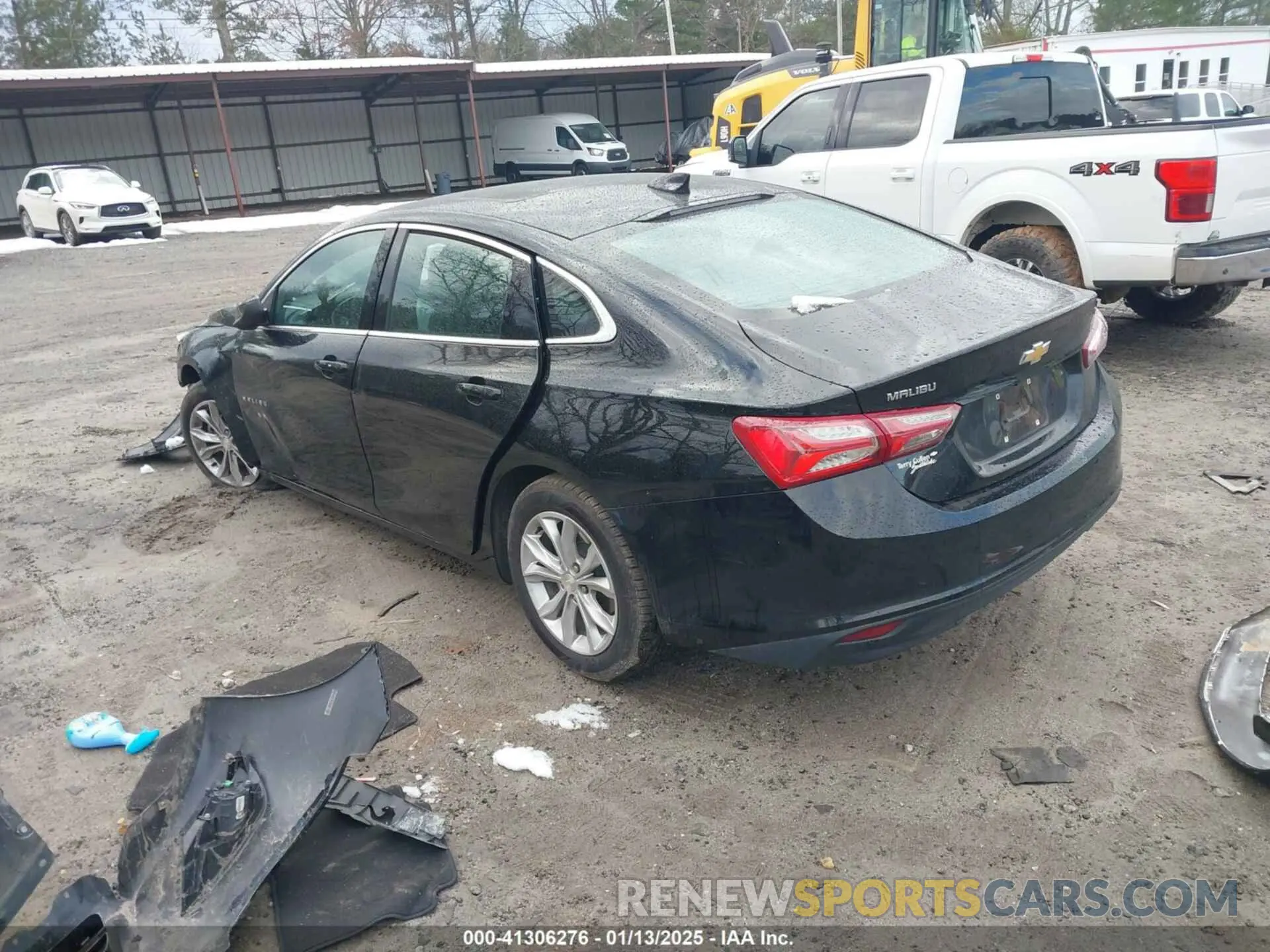 3 Photograph of a damaged car 1G1ZD5ST4NF145989 CHEVROLET MALIBU 2022