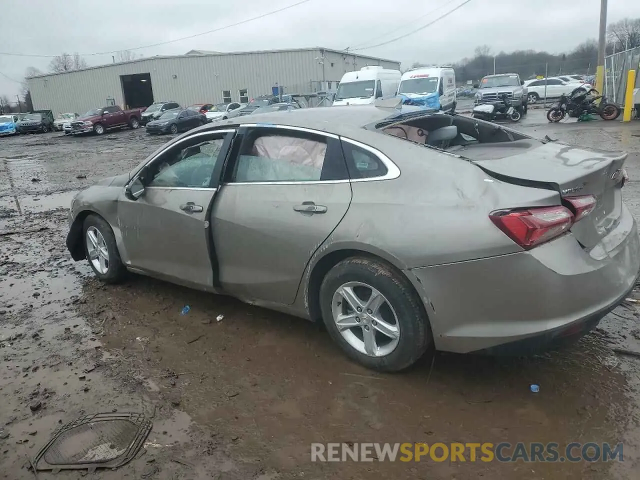 2 Photograph of a damaged car 1G1ZD5ST4NF157642 CHEVROLET MALIBU 2022