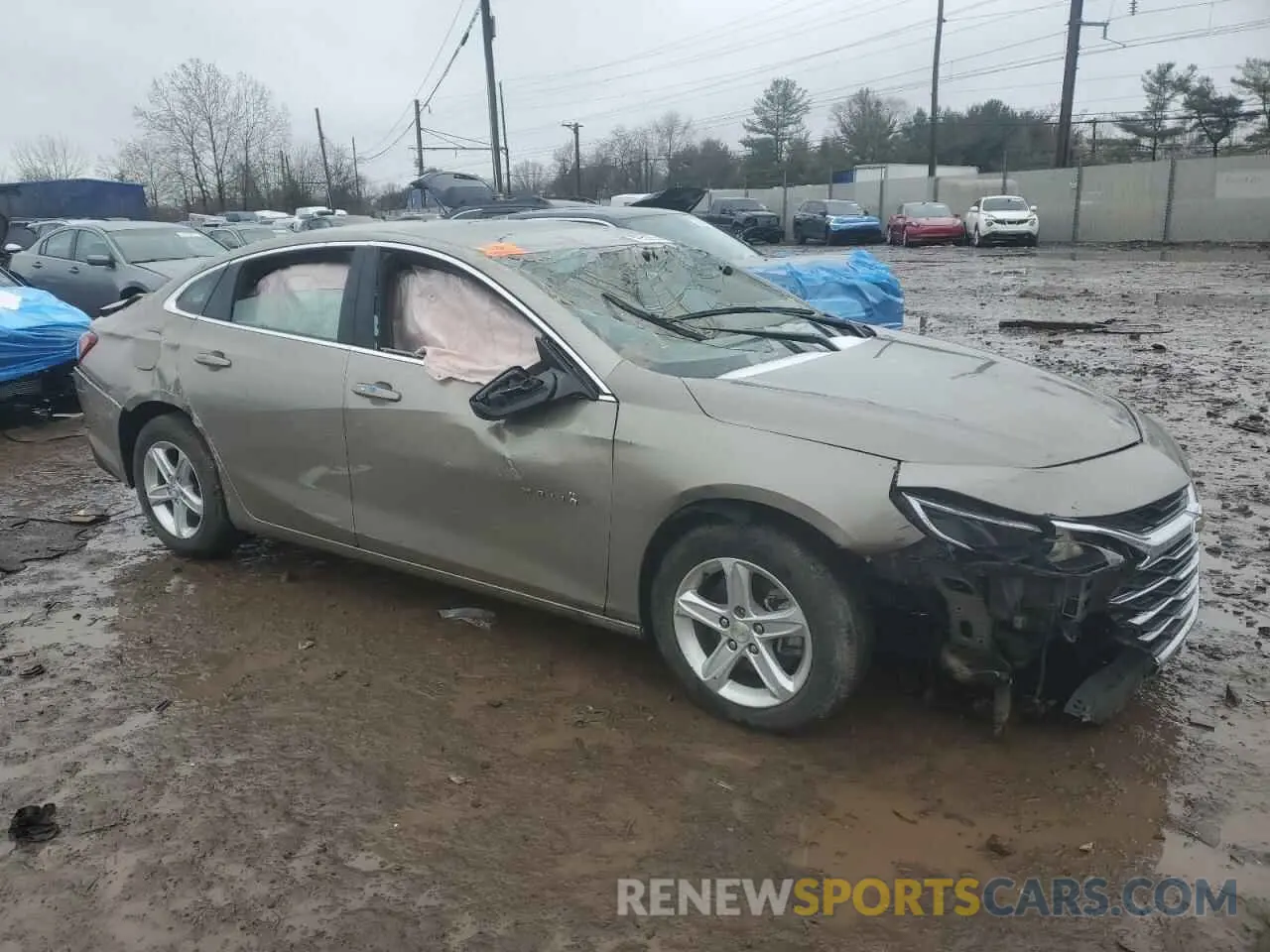4 Photograph of a damaged car 1G1ZD5ST4NF157642 CHEVROLET MALIBU 2022