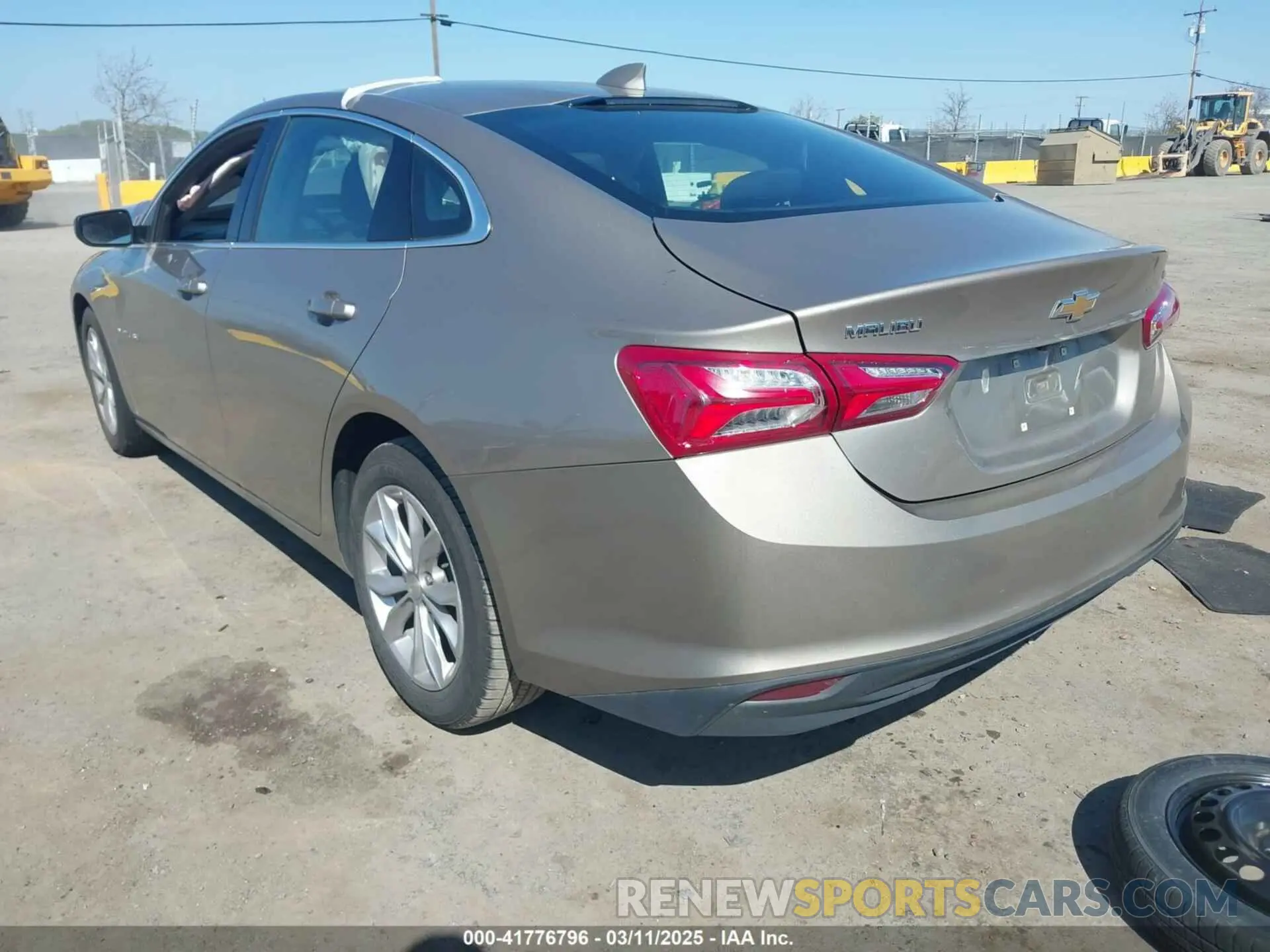 3 Photograph of a damaged car 1G1ZD5ST4NF158578 CHEVROLET MALIBU 2022