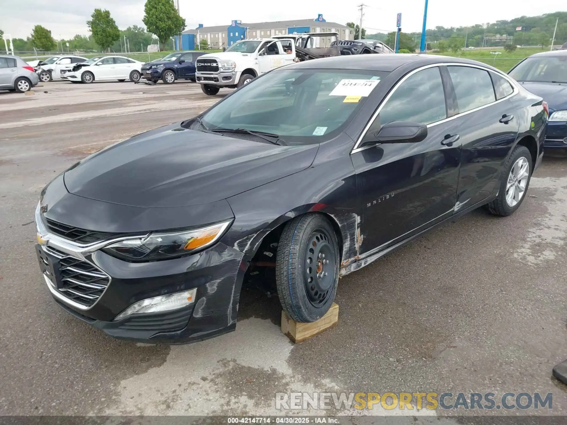 2 Photograph of a damaged car 1G1ZD5ST4NF161853 CHEVROLET MALIBU 2022