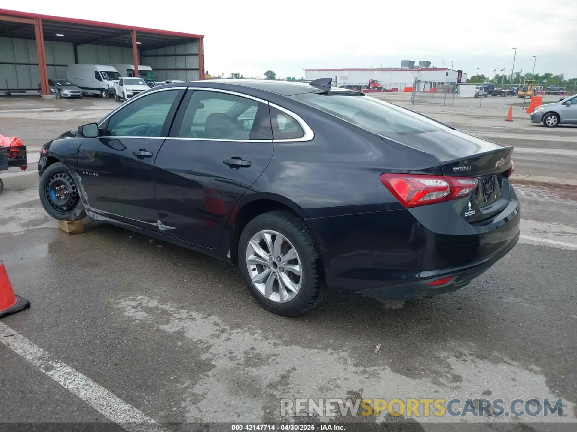 3 Photograph of a damaged car 1G1ZD5ST4NF161853 CHEVROLET MALIBU 2022