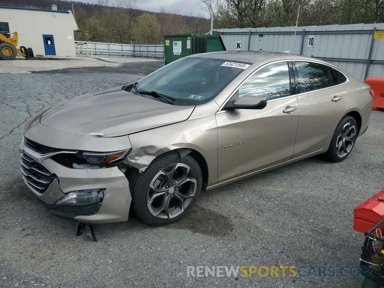 1 Photograph of a damaged car 1G1ZD5ST4NF162517 CHEVROLET MALIBU 2022