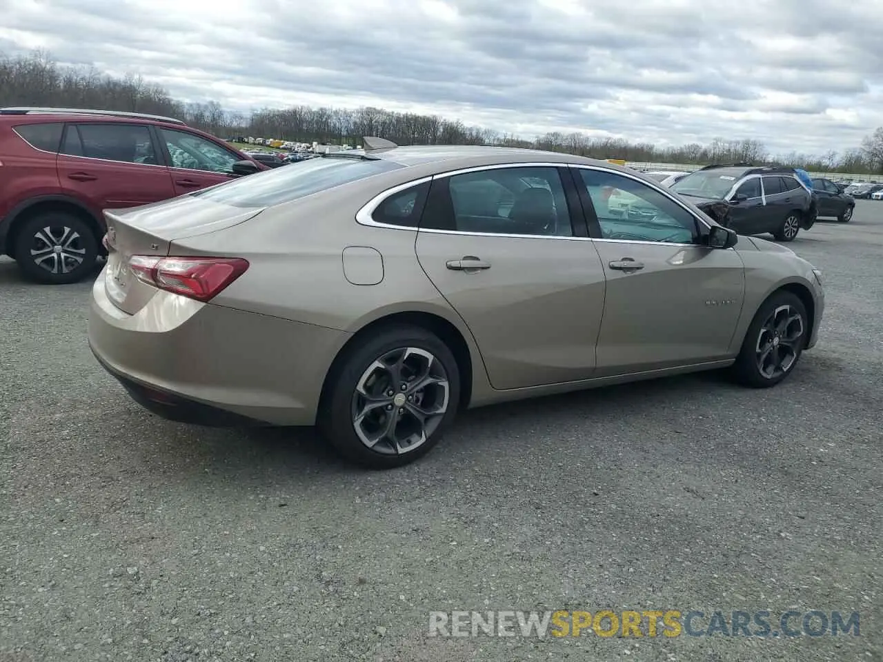 3 Photograph of a damaged car 1G1ZD5ST4NF162517 CHEVROLET MALIBU 2022