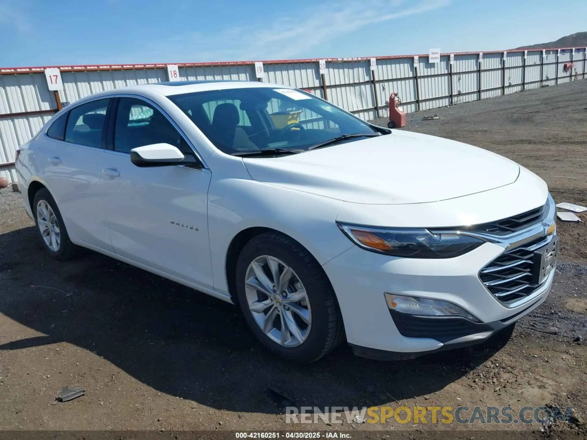 1 Photograph of a damaged car 1G1ZD5ST4NF174358 CHEVROLET MALIBU 2022