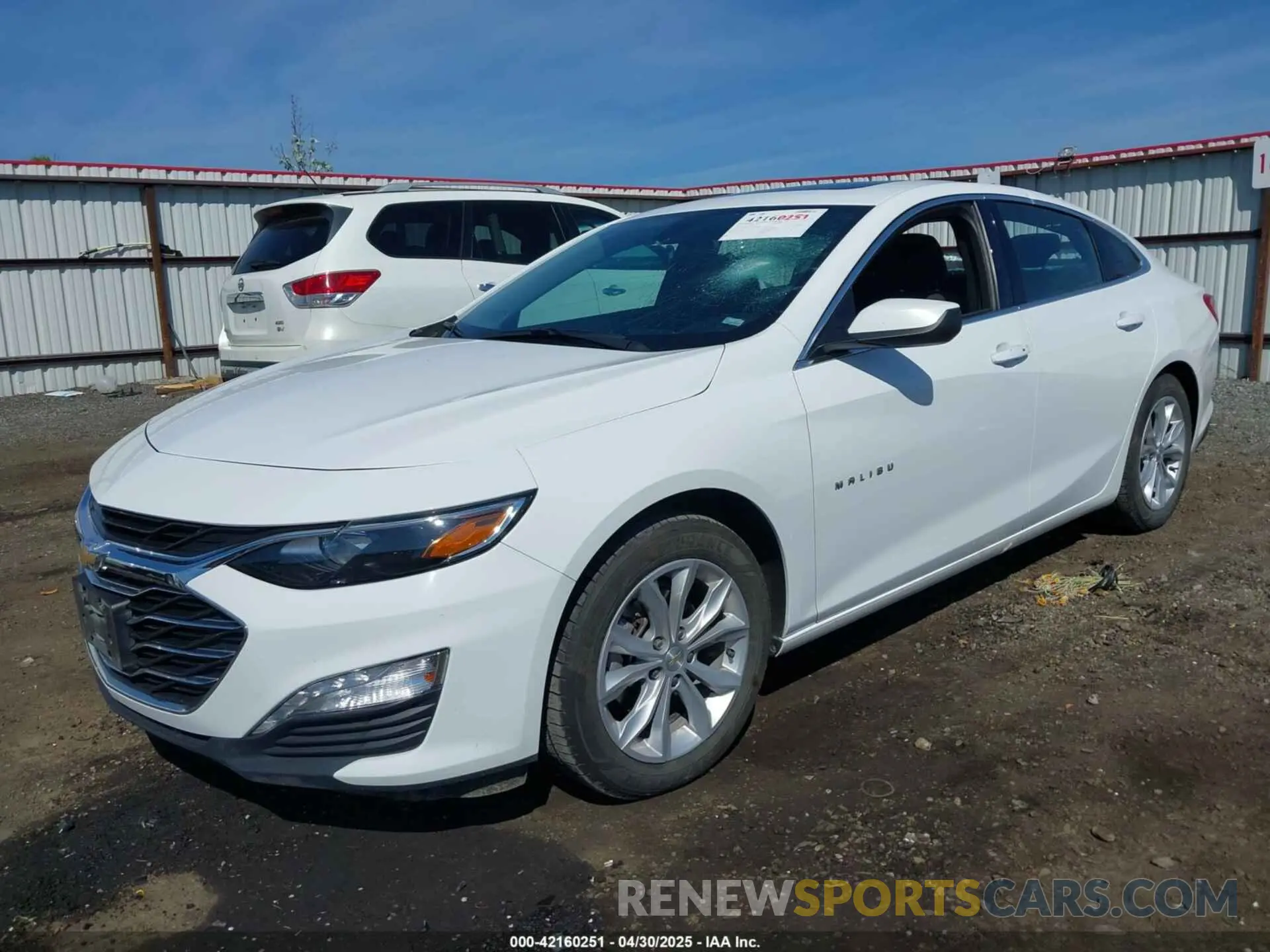 2 Photograph of a damaged car 1G1ZD5ST4NF174358 CHEVROLET MALIBU 2022