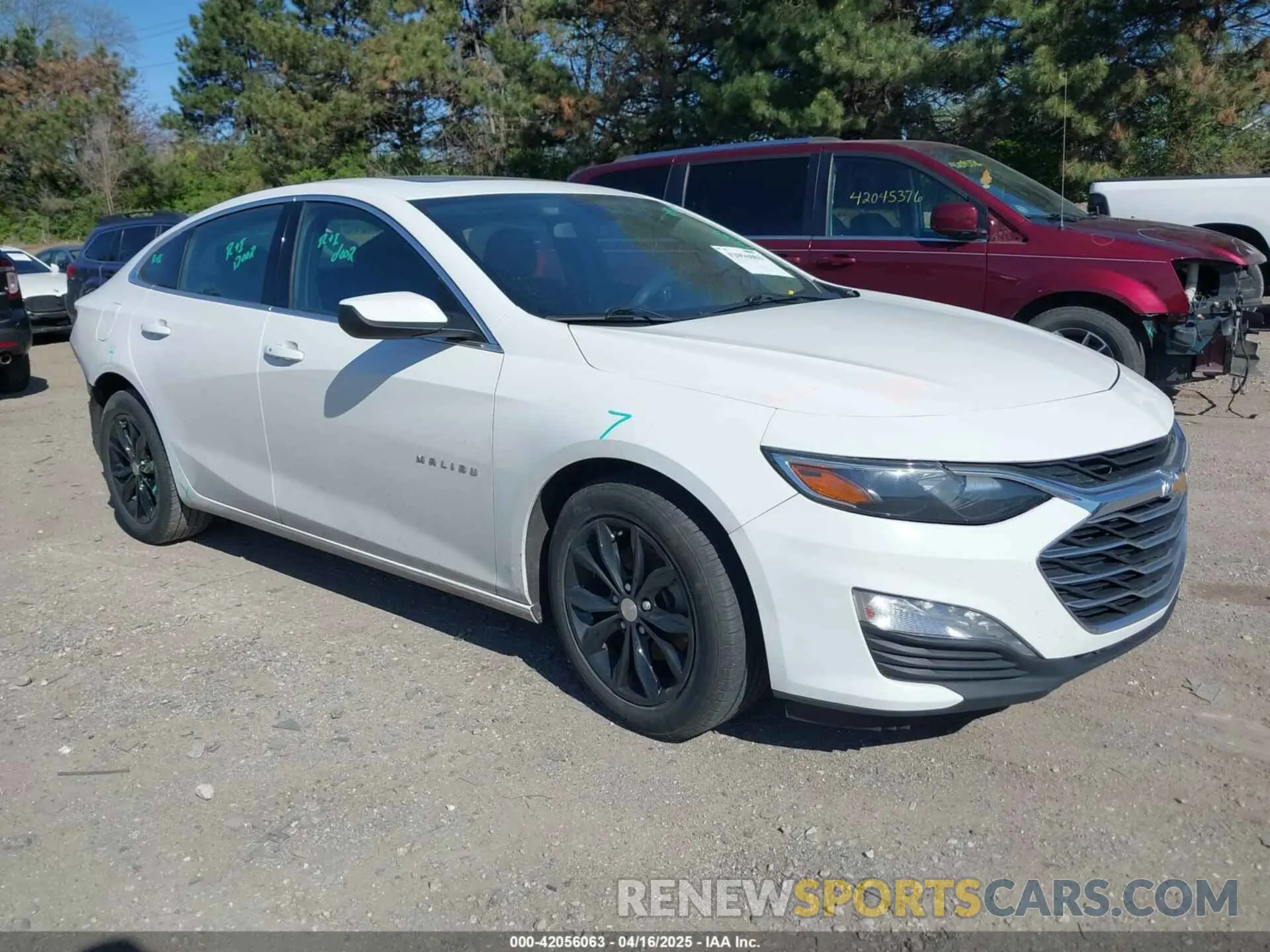 1 Photograph of a damaged car 1G1ZD5ST4NF176465 CHEVROLET MALIBU 2022