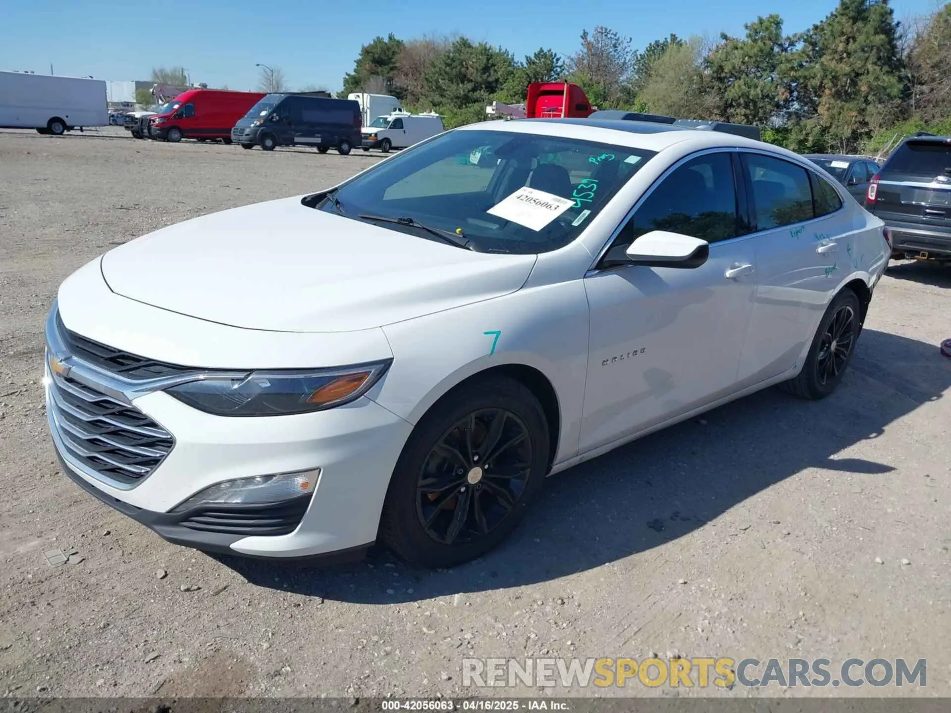 2 Photograph of a damaged car 1G1ZD5ST4NF176465 CHEVROLET MALIBU 2022