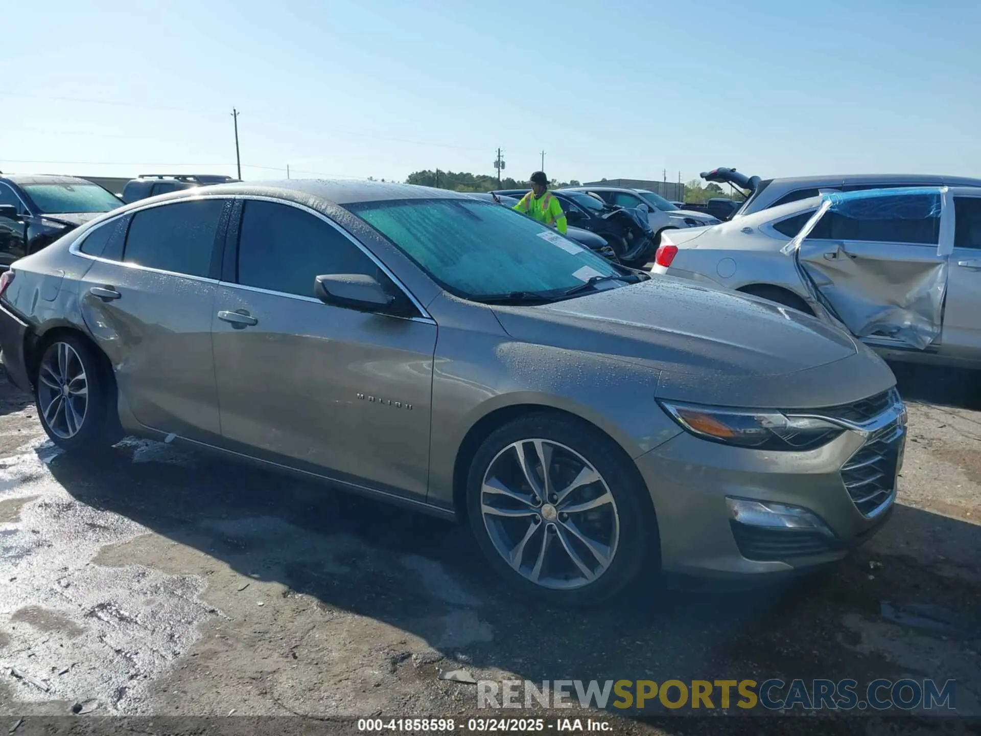 1 Photograph of a damaged car 1G1ZD5ST4NF178104 CHEVROLET MALIBU 2022