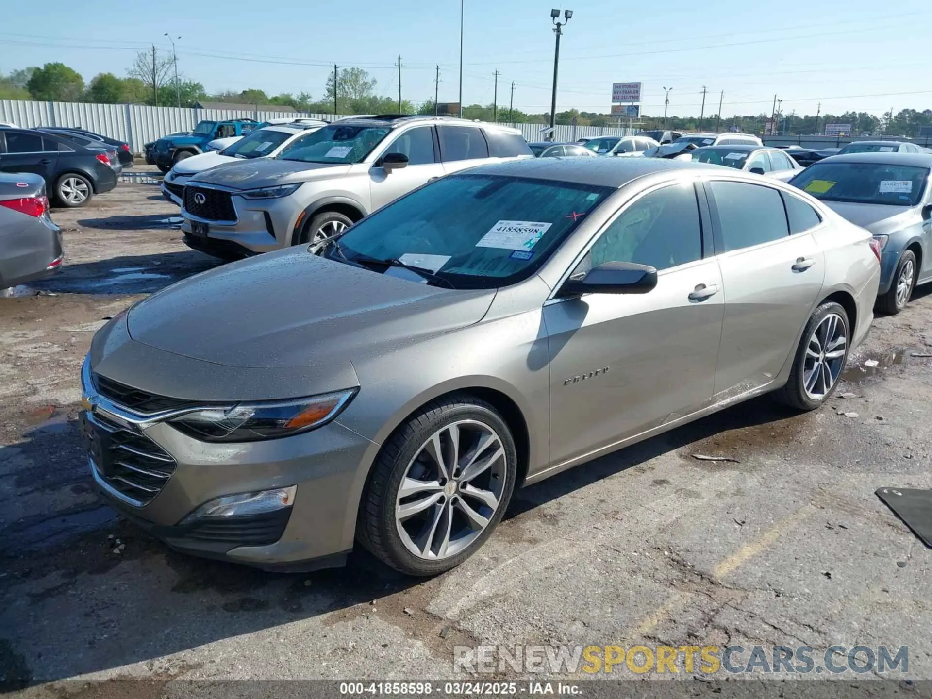 2 Photograph of a damaged car 1G1ZD5ST4NF178104 CHEVROLET MALIBU 2022