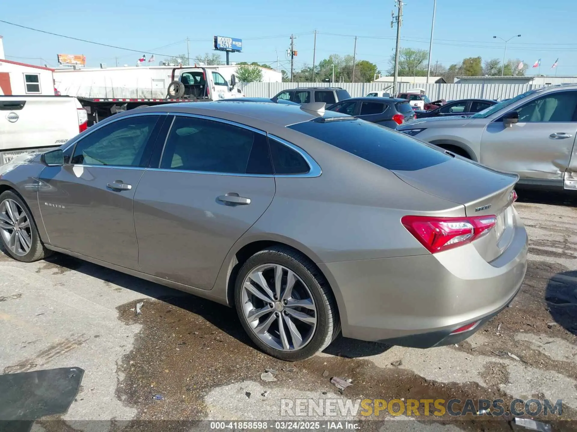 3 Photograph of a damaged car 1G1ZD5ST4NF178104 CHEVROLET MALIBU 2022