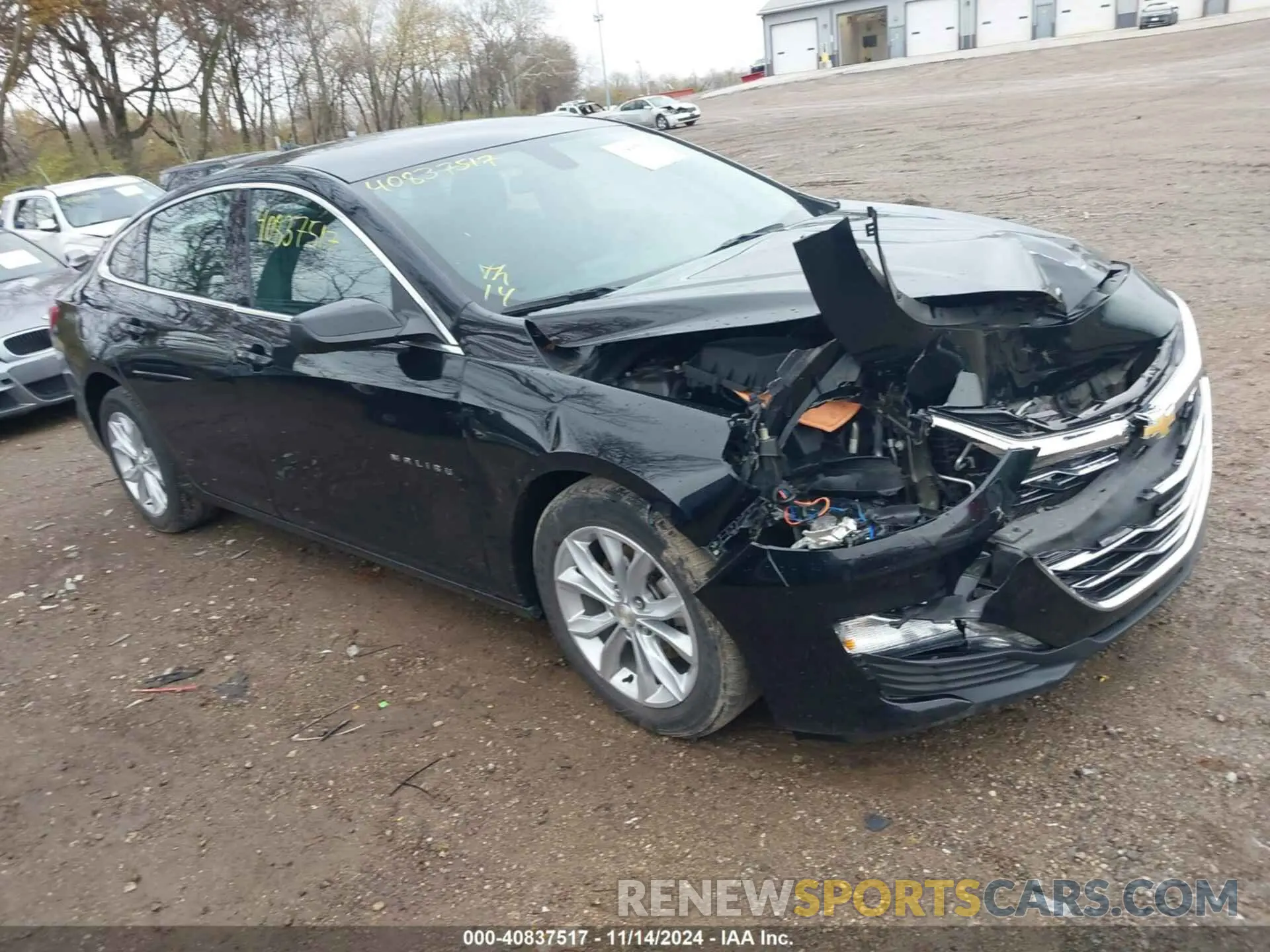 1 Photograph of a damaged car 1G1ZD5ST4NF180712 CHEVROLET MALIBU 2022