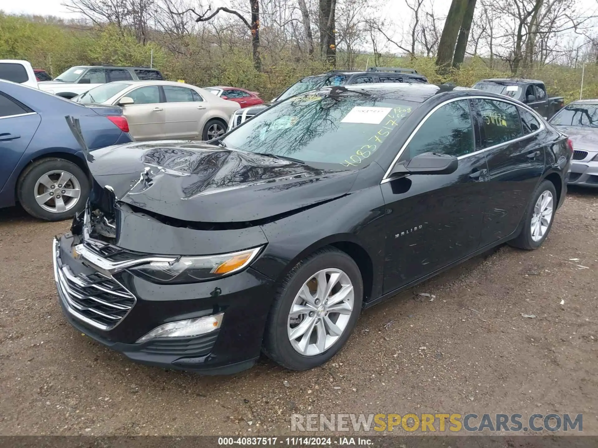 2 Photograph of a damaged car 1G1ZD5ST4NF180712 CHEVROLET MALIBU 2022