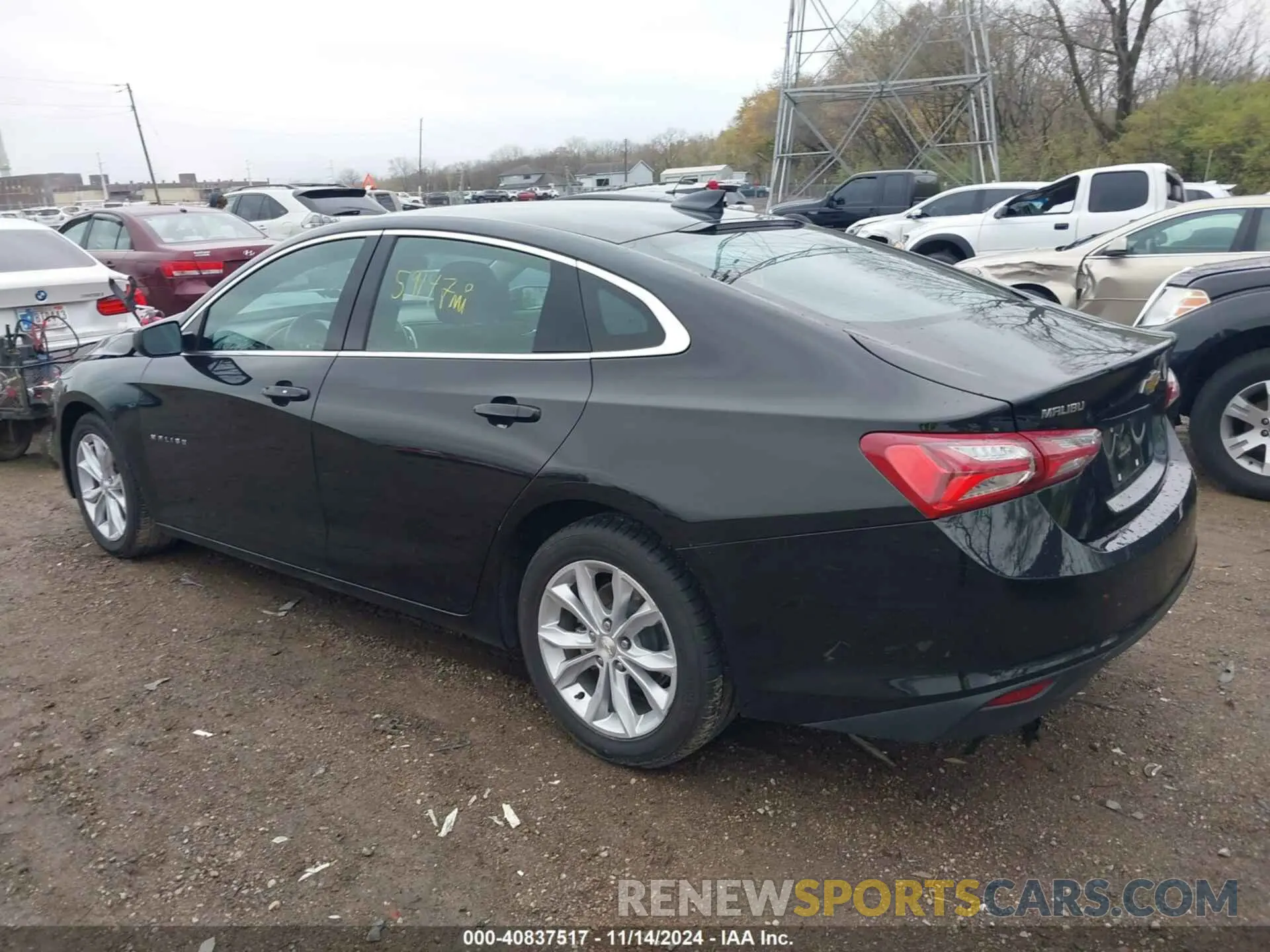 3 Photograph of a damaged car 1G1ZD5ST4NF180712 CHEVROLET MALIBU 2022