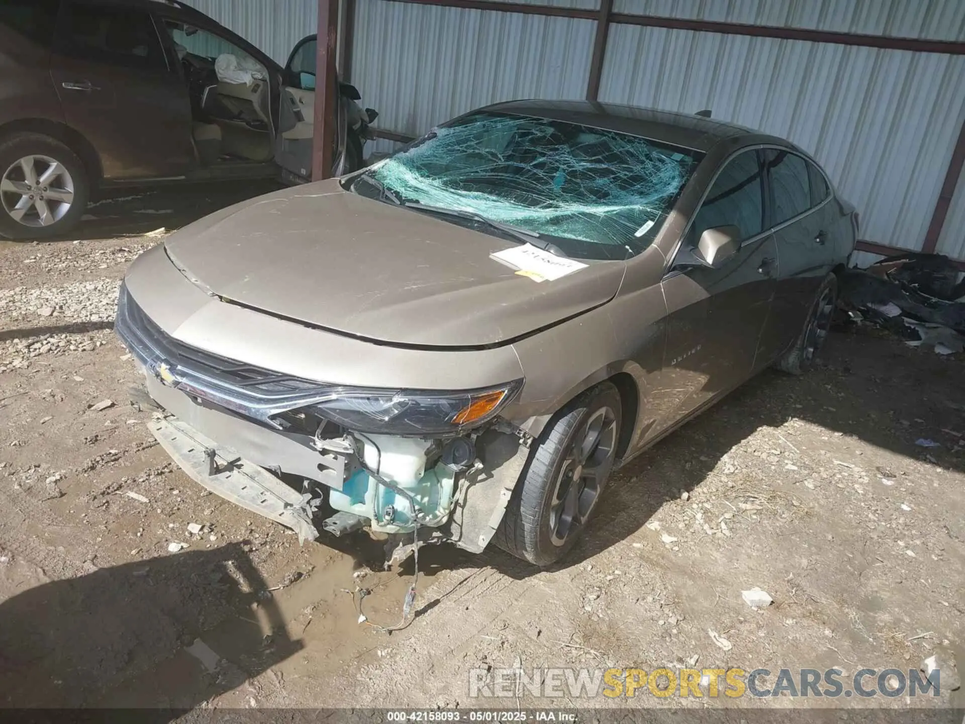 2 Photograph of a damaged car 1G1ZD5ST4NF181407 CHEVROLET MALIBU 2022