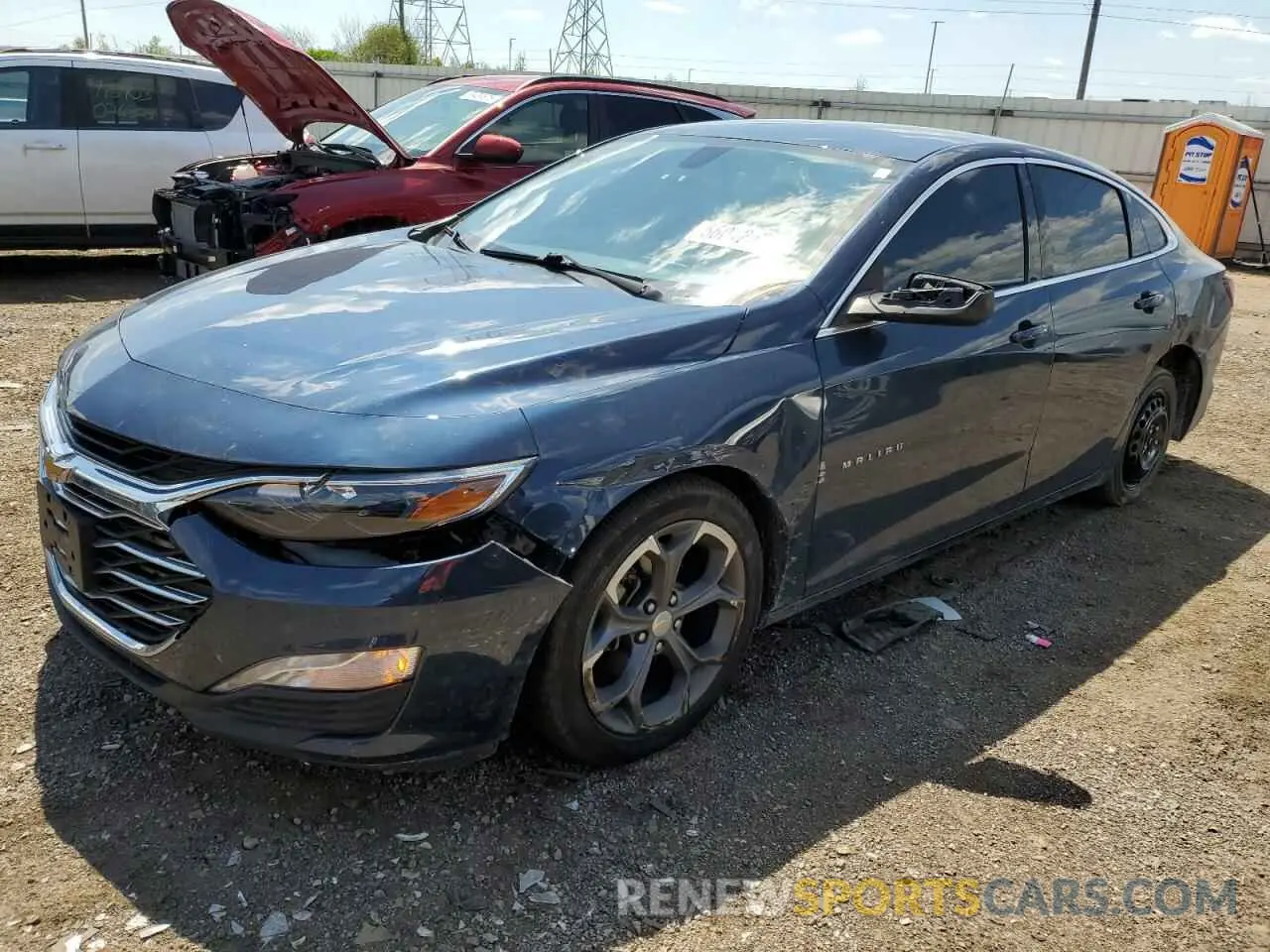 1 Photograph of a damaged car 1G1ZD5ST4NF192553 CHEVROLET MALIBU 2022