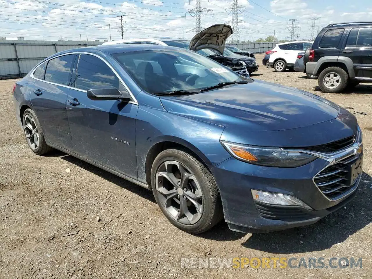 4 Photograph of a damaged car 1G1ZD5ST4NF192553 CHEVROLET MALIBU 2022