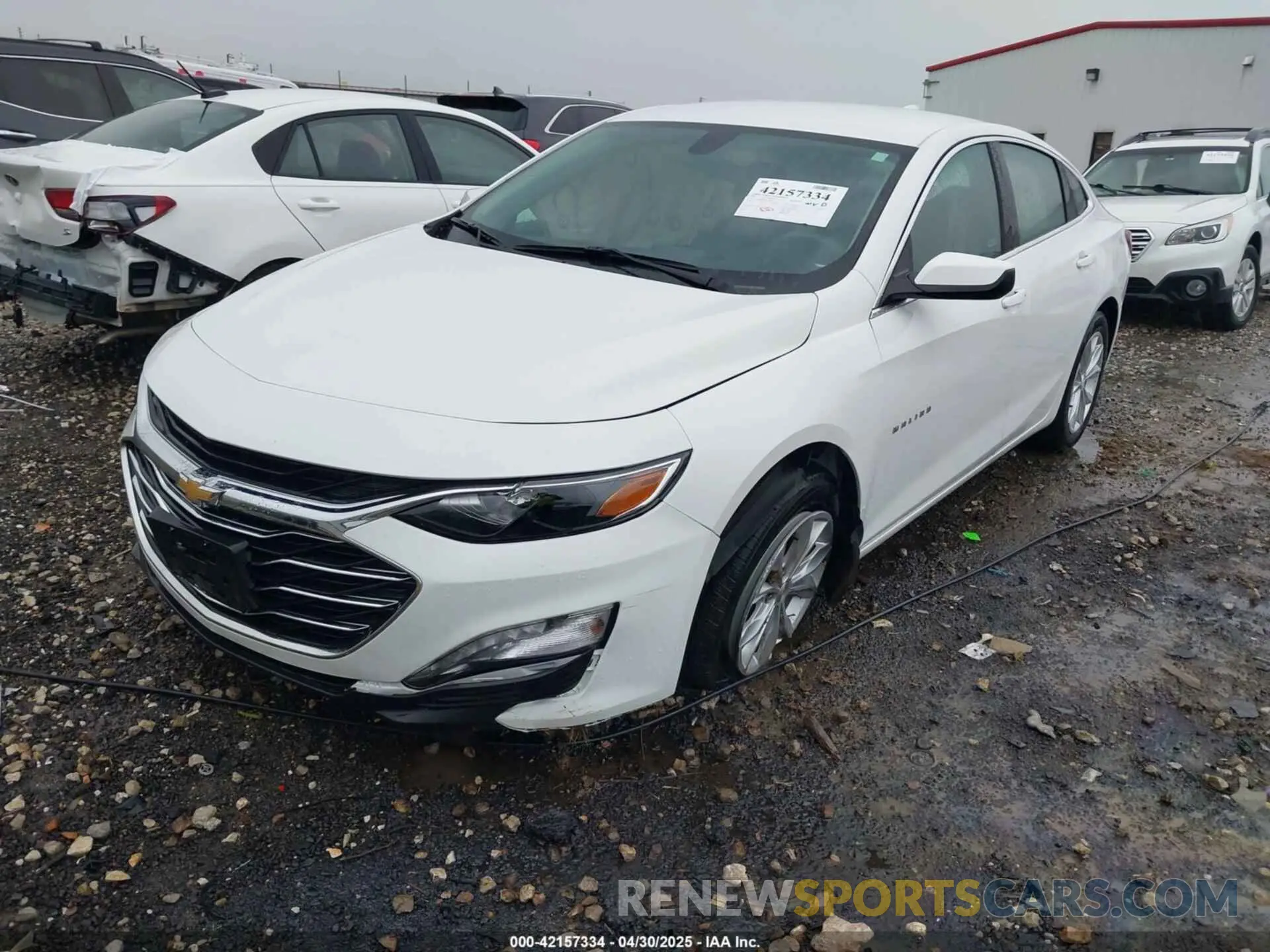 2 Photograph of a damaged car 1G1ZD5ST4NF197008 CHEVROLET MALIBU 2022