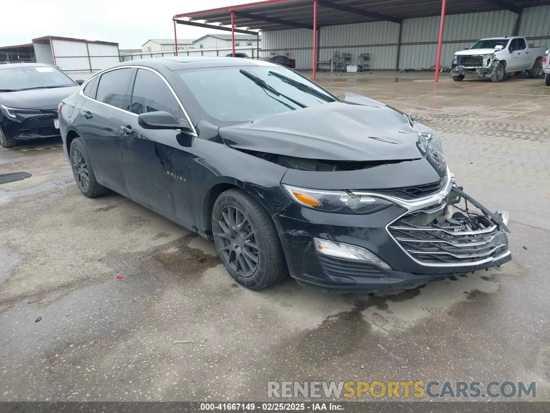 1 Photograph of a damaged car 1G1ZD5ST4NF202322 CHEVROLET MALIBU 2022
