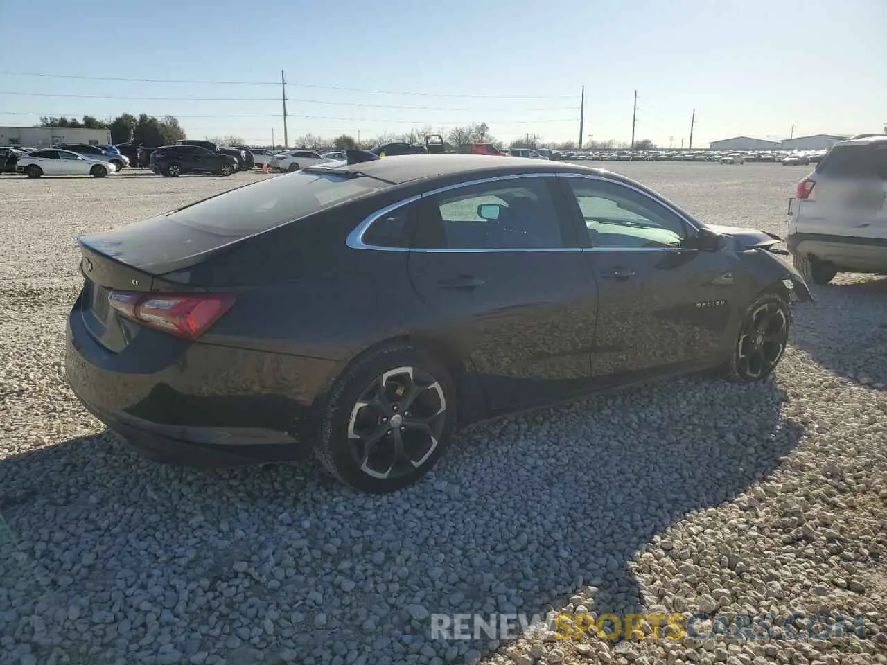 3 Photograph of a damaged car 1G1ZD5ST4NF205866 CHEVROLET MALIBU 2022