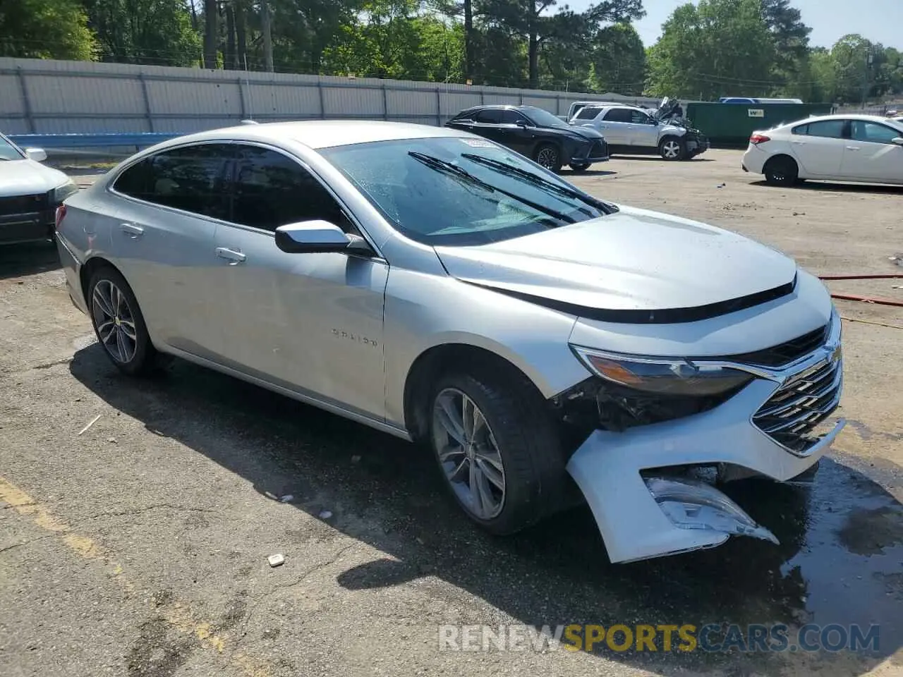 4 Photograph of a damaged car 1G1ZD5ST5NF125721 CHEVROLET MALIBU 2022