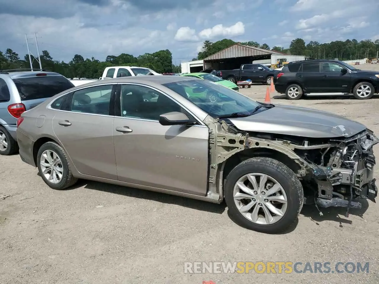 4 Photograph of a damaged car 1G1ZD5ST5NF127596 CHEVROLET MALIBU 2022