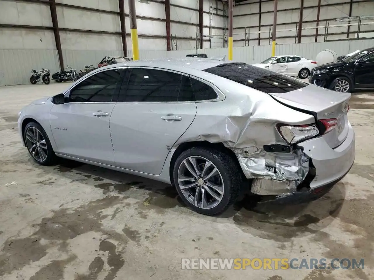 2 Photograph of a damaged car 1G1ZD5ST5NF135620 CHEVROLET MALIBU 2022