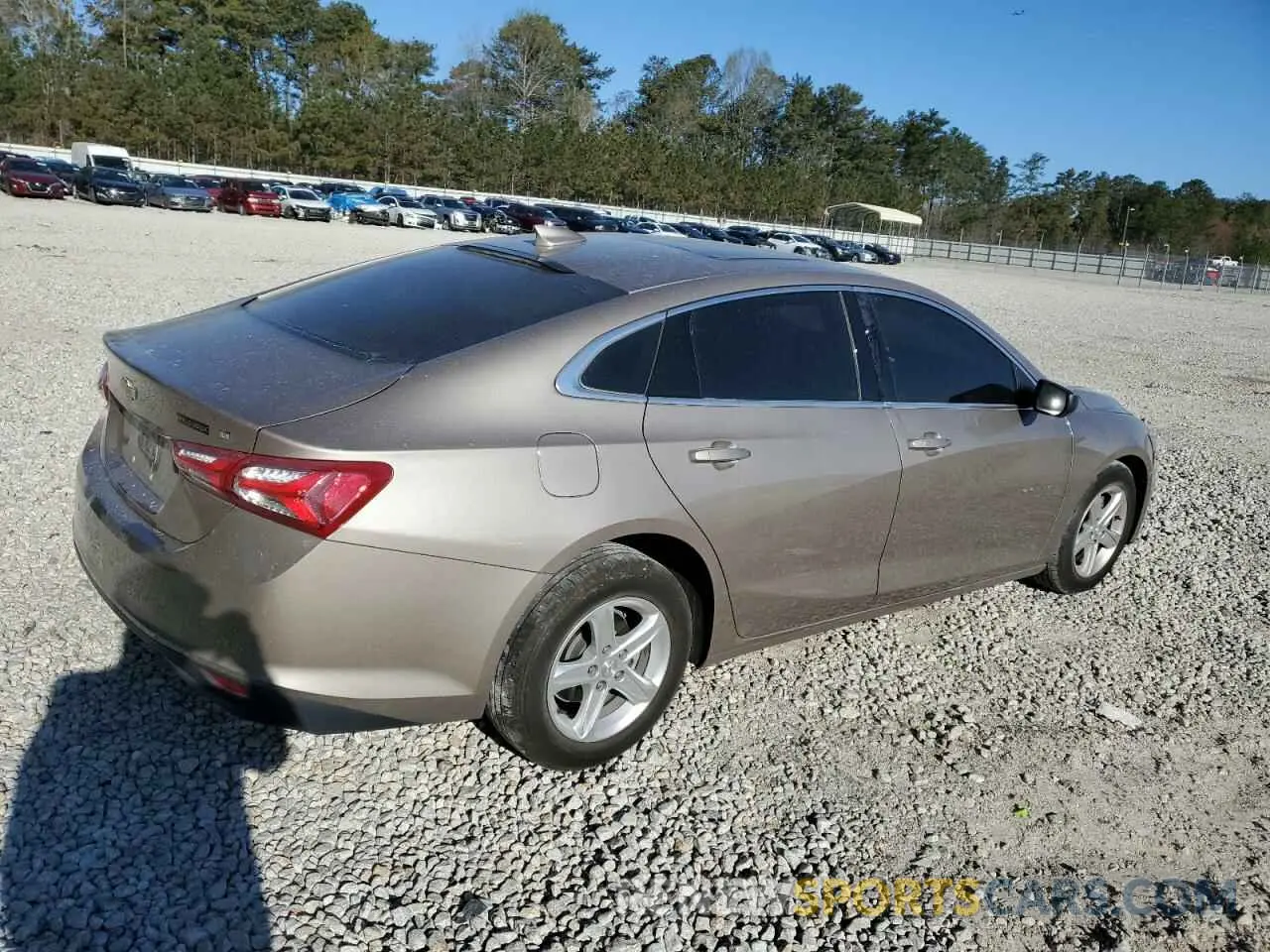 3 Photograph of a damaged car 1G1ZD5ST5NF137450 CHEVROLET MALIBU 2022
