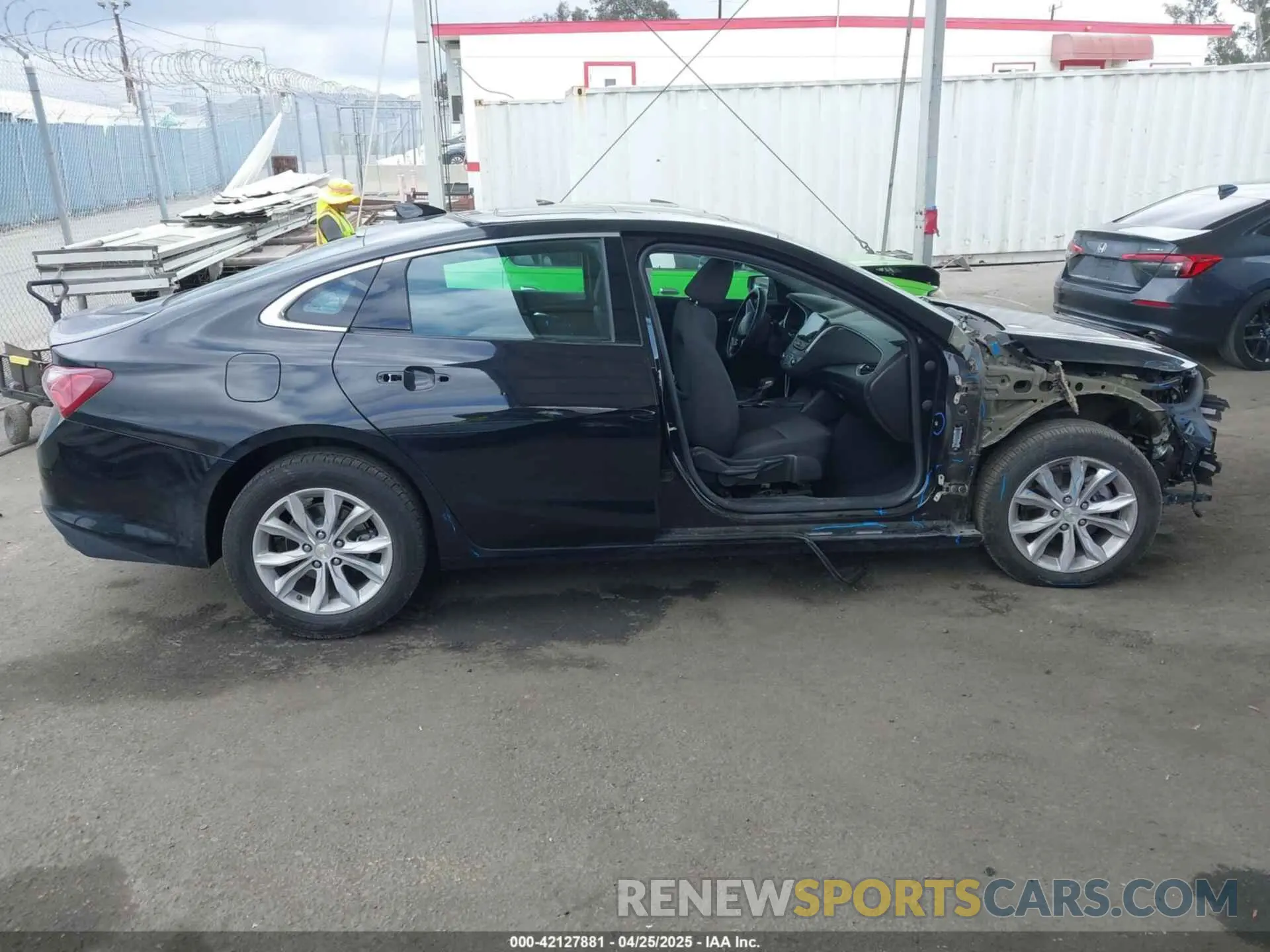 14 Photograph of a damaged car 1G1ZD5ST5NF139733 CHEVROLET MALIBU 2022