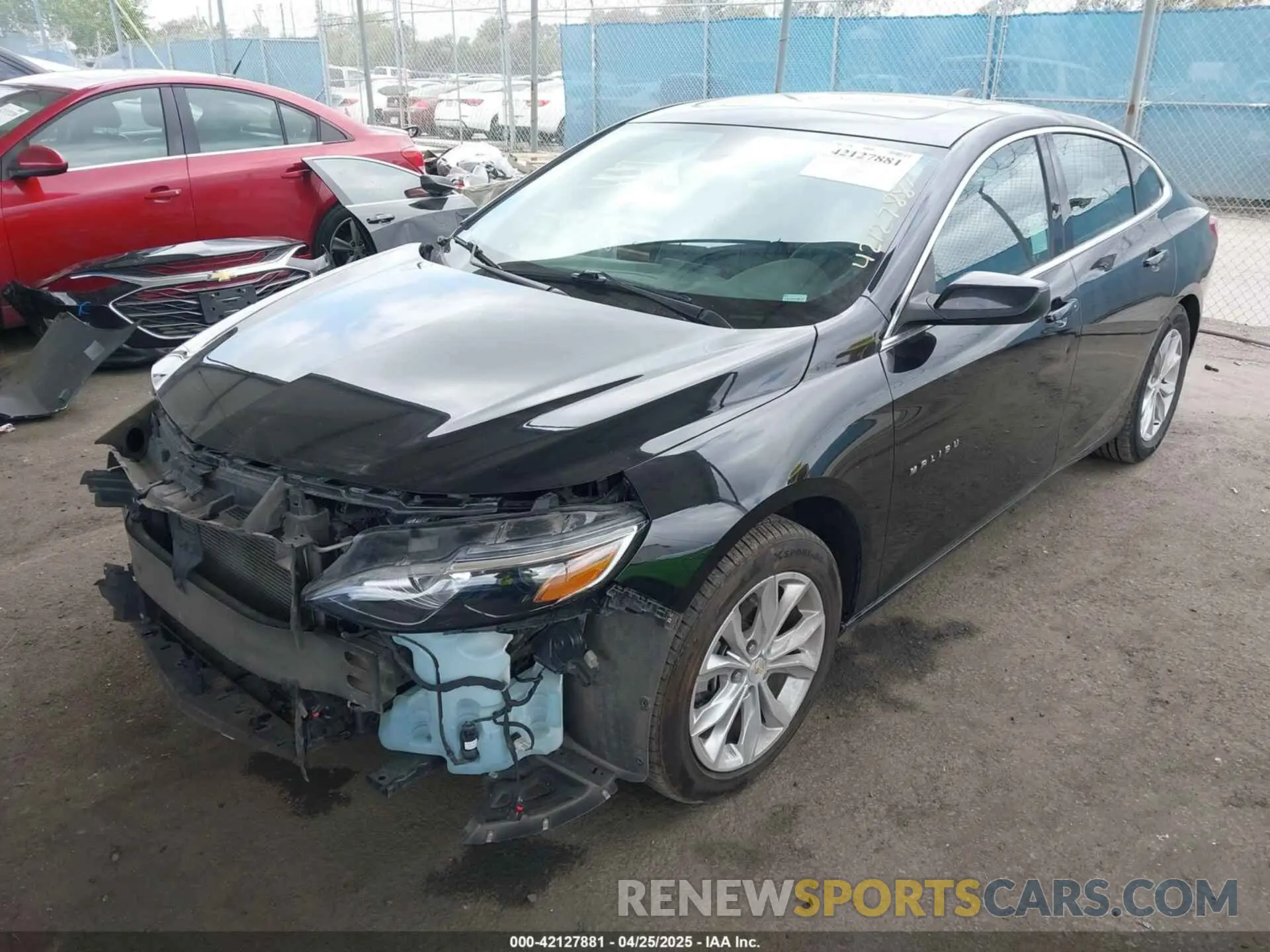 2 Photograph of a damaged car 1G1ZD5ST5NF139733 CHEVROLET MALIBU 2022