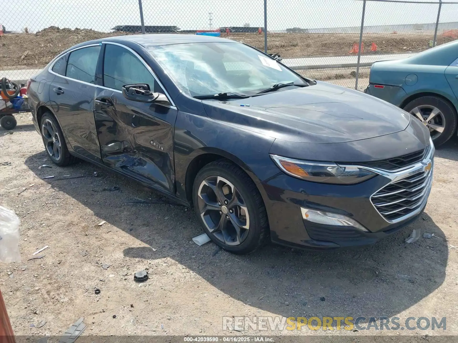 1 Photograph of a damaged car 1G1ZD5ST5NF140378 CHEVROLET MALIBU 2022
