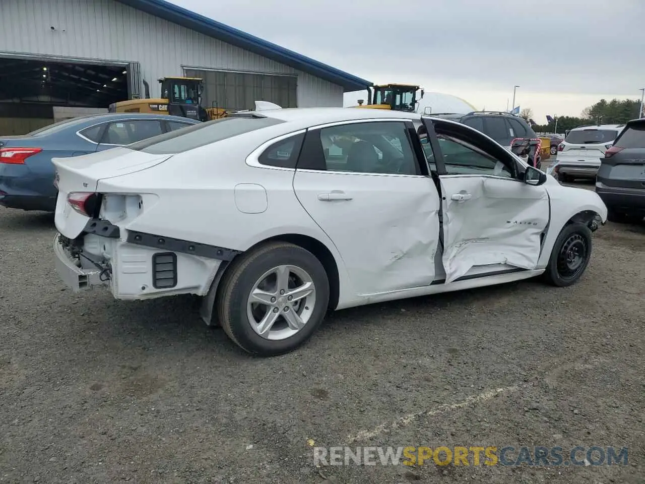 3 Photograph of a damaged car 1G1ZD5ST5NF143782 CHEVROLET MALIBU 2022