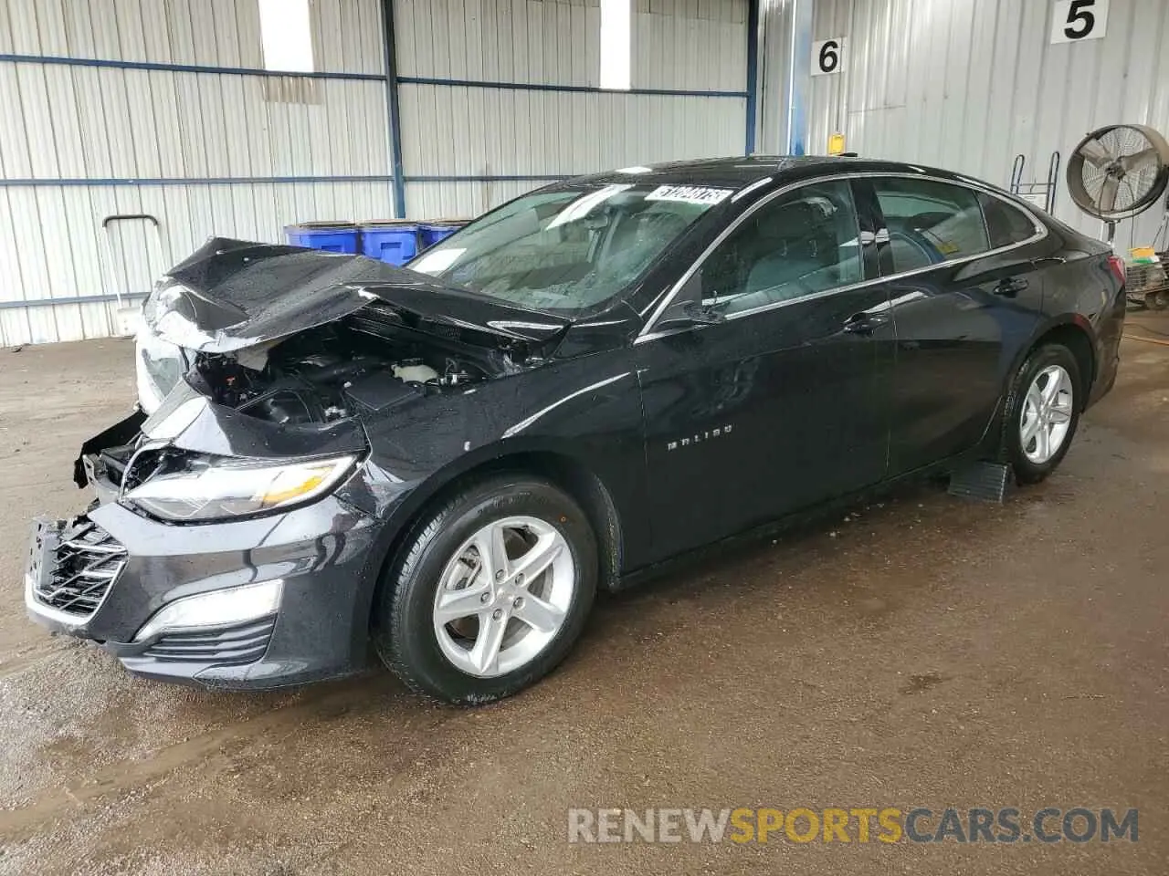 1 Photograph of a damaged car 1G1ZD5ST5NF157407 CHEVROLET MALIBU 2022