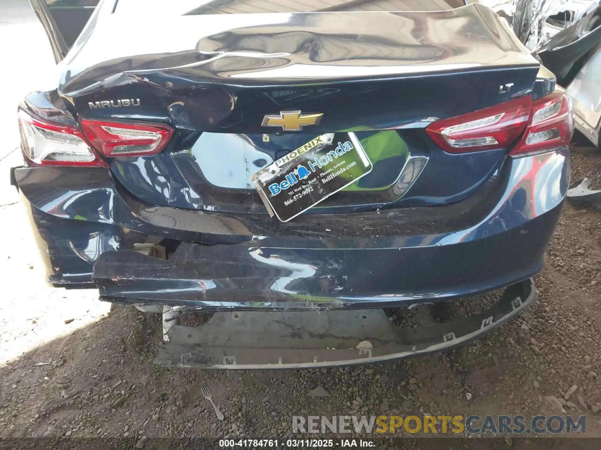 6 Photograph of a damaged car 1G1ZD5ST5NF158055 CHEVROLET MALIBU 2022