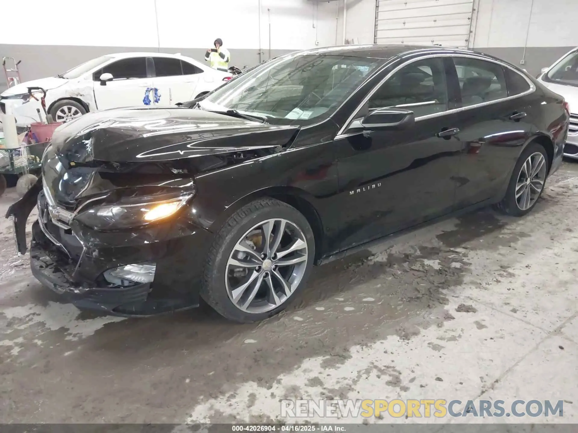 2 Photograph of a damaged car 1G1ZD5ST5NF159268 CHEVROLET MALIBU 2022