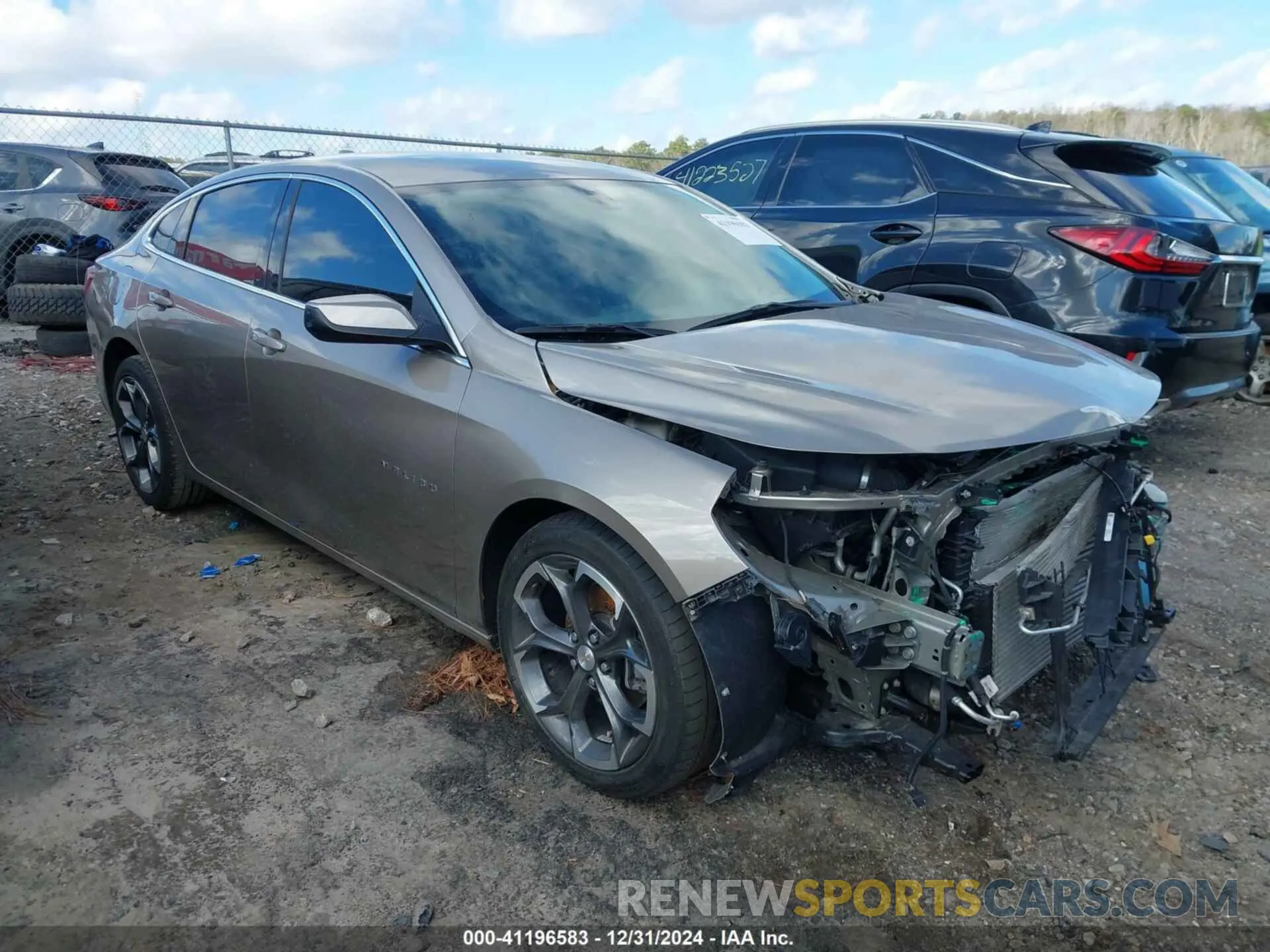 1 Photograph of a damaged car 1G1ZD5ST5NF162249 CHEVROLET MALIBU 2022