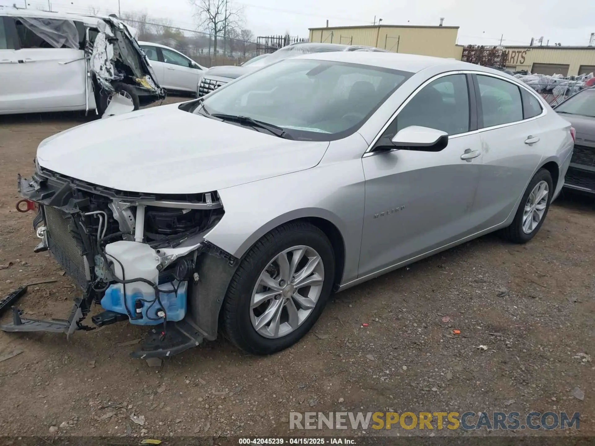 2 Photograph of a damaged car 1G1ZD5ST5NF163398 CHEVROLET MALIBU 2022